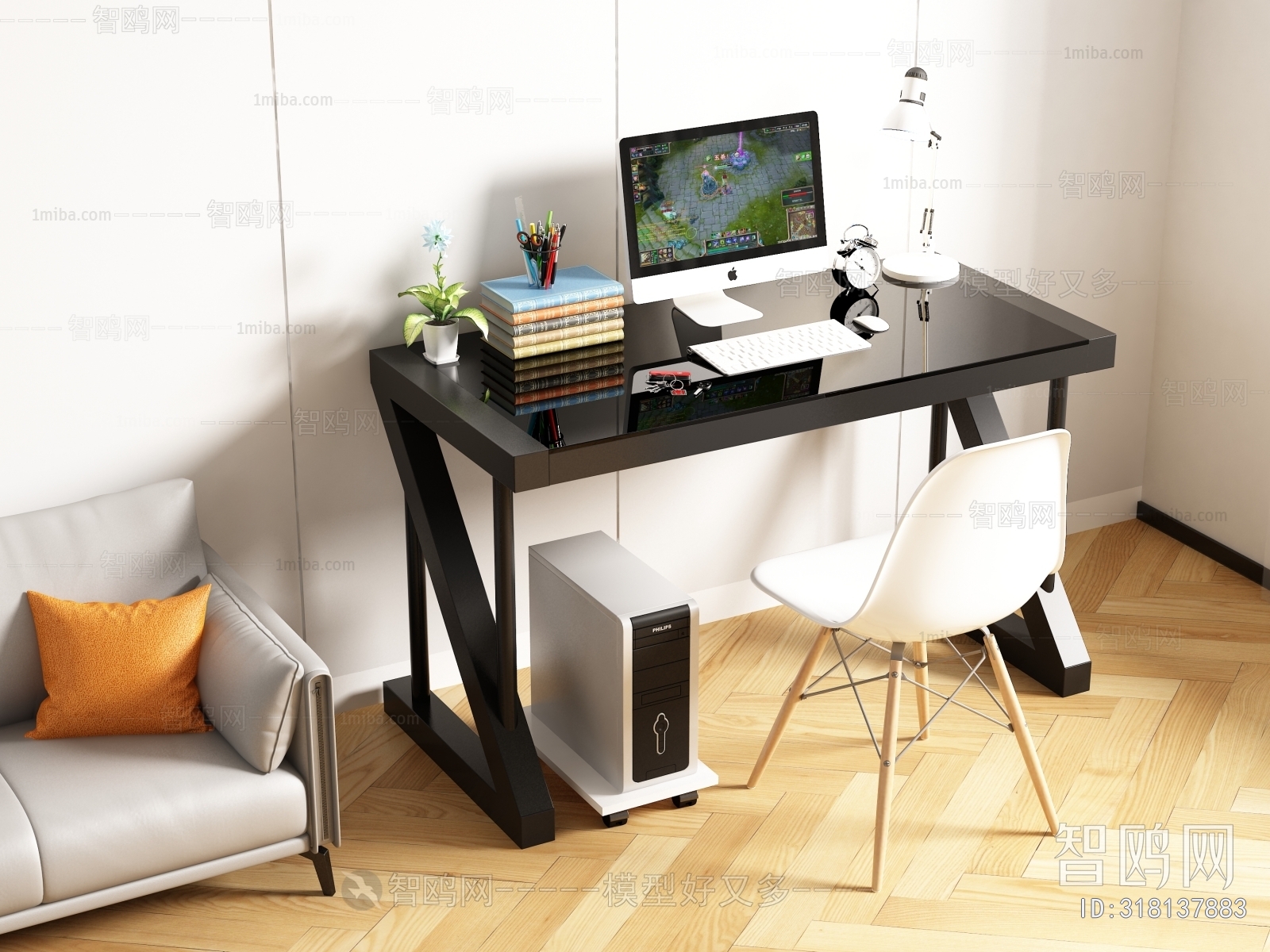 Modern Computer Desk And Chair