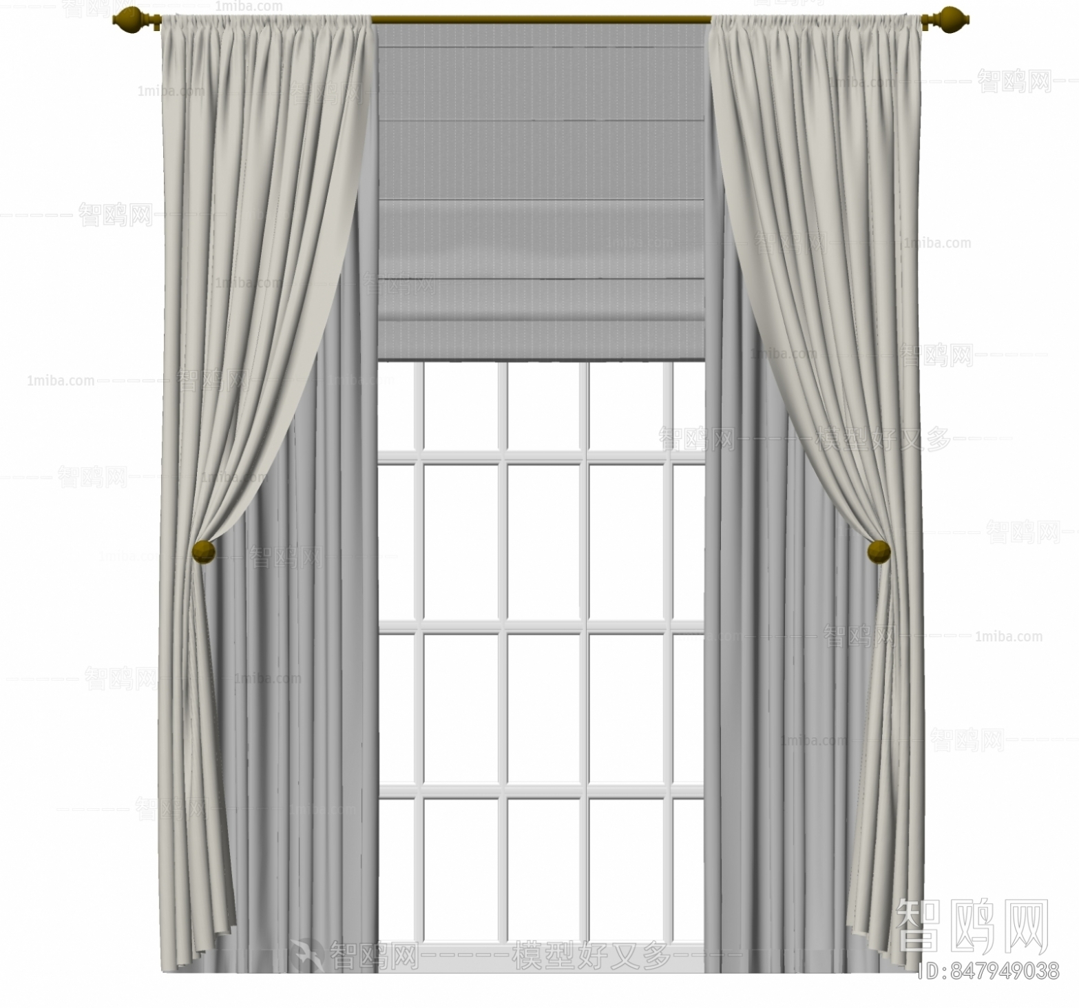 Simple European Style The Curtain