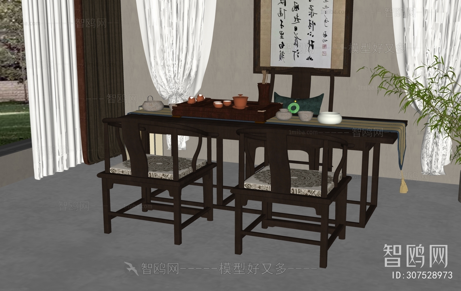 Chinese Style Tea Tables And Chairs