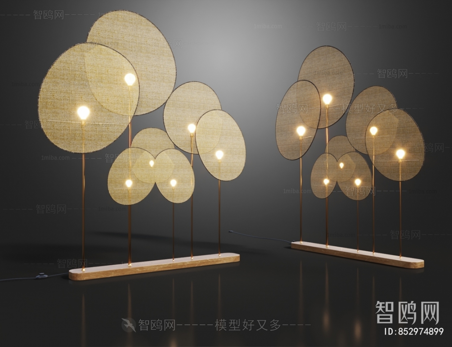 New Chinese Style Floor Lamp