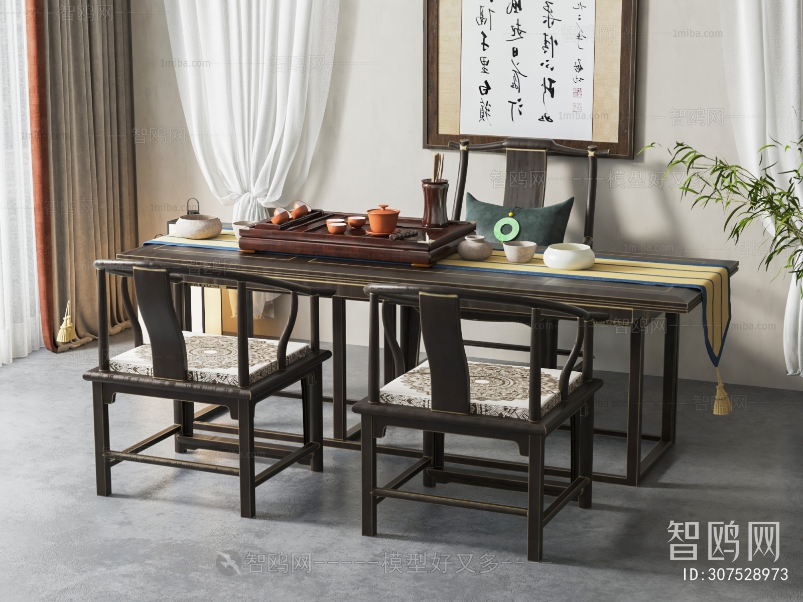 Chinese Style Tea Tables And Chairs