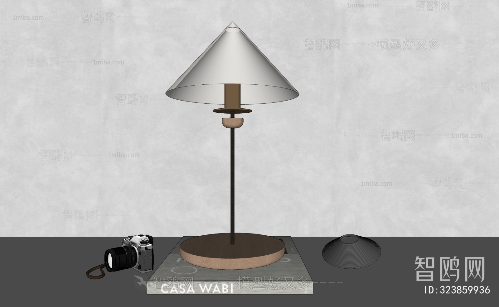 Wabi-sabi Style Table Lamp