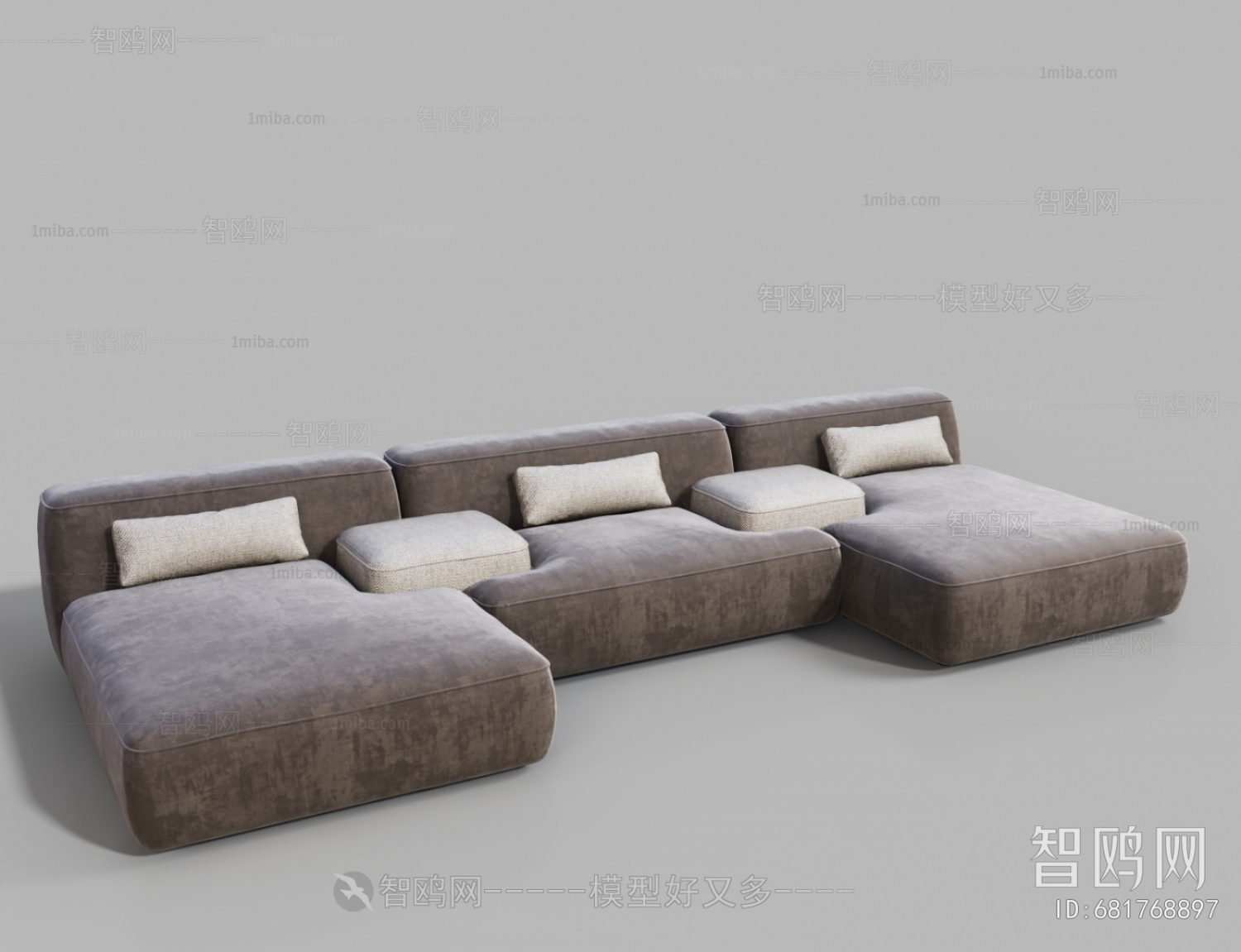 Modern Multi Person Sofa