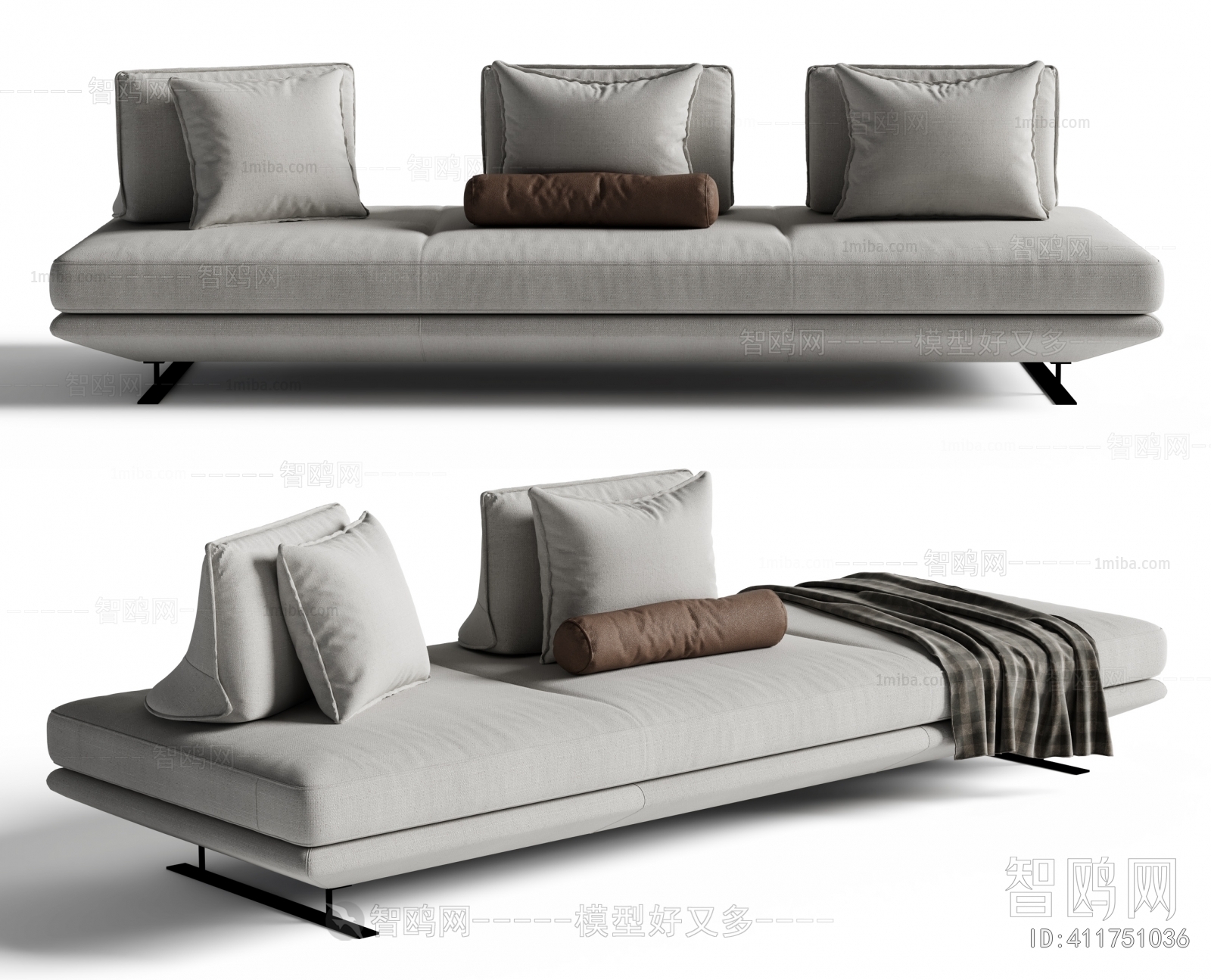 Modern Three-seat Sofa