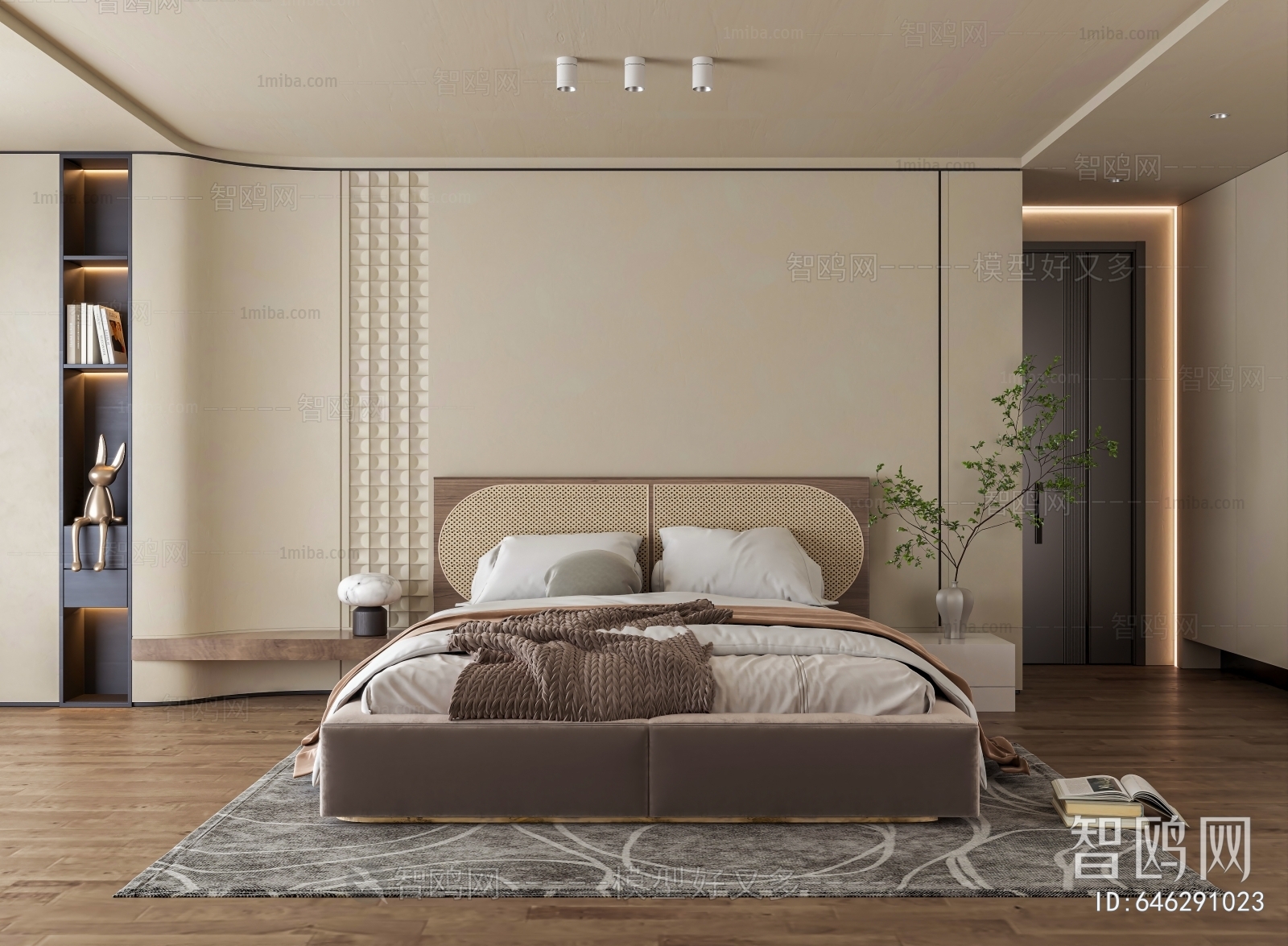 Wabi-sabi Style Bedroom