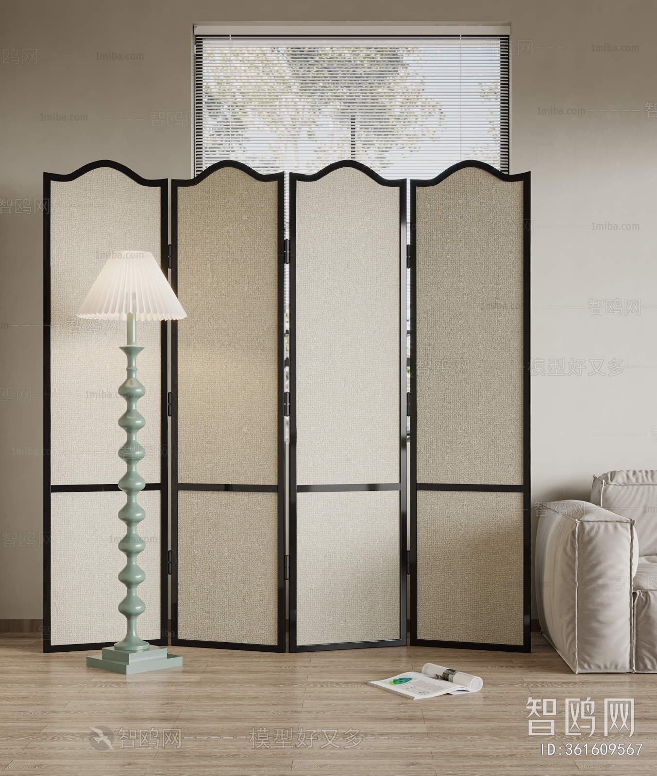 Wabi-sabi Style Partition