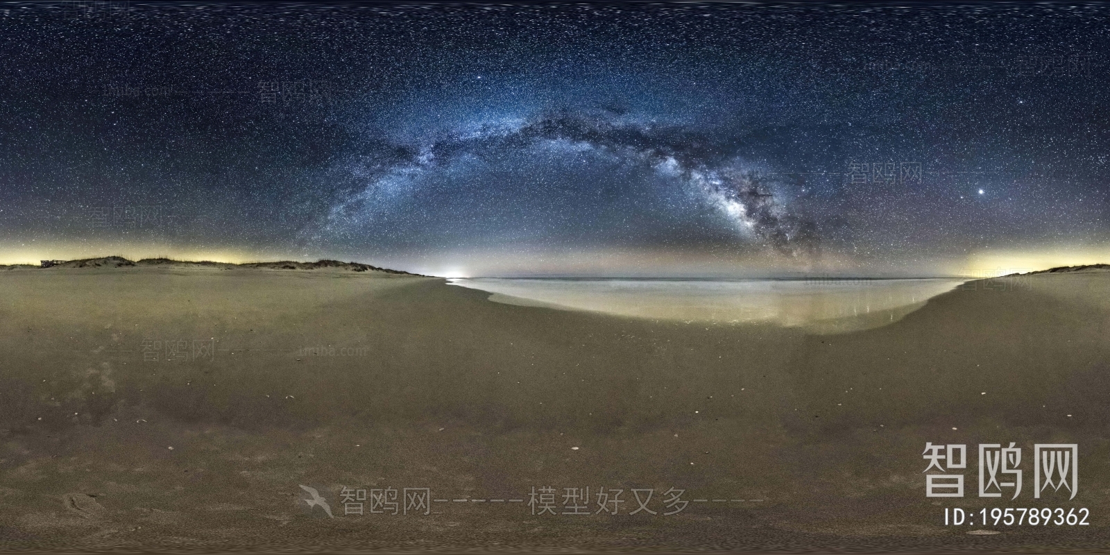 沙滩星空hdr