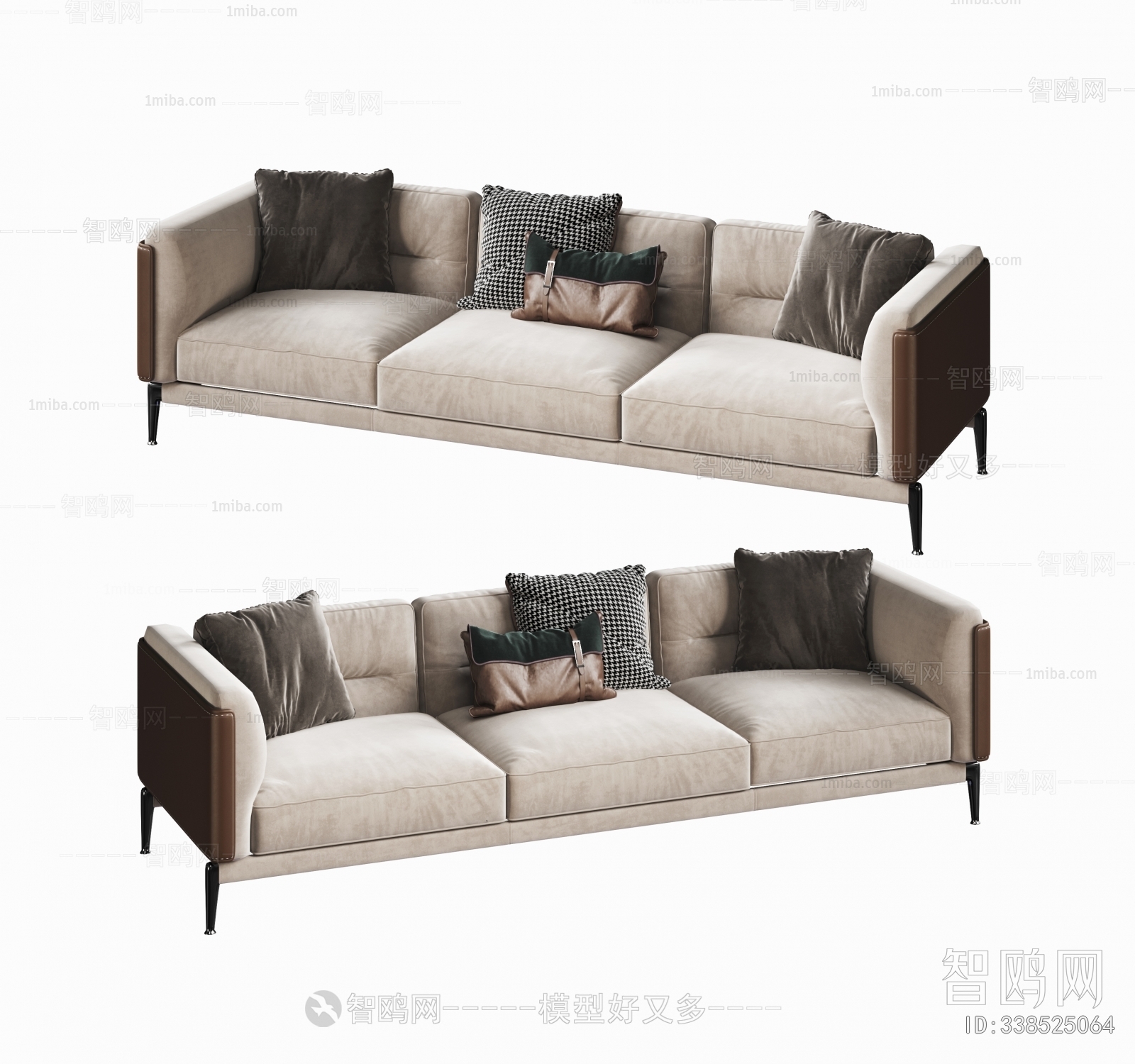 Modern Three-seat Sofa