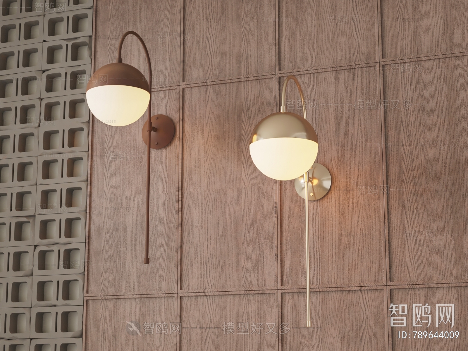 New Chinese Style Wall Lamp