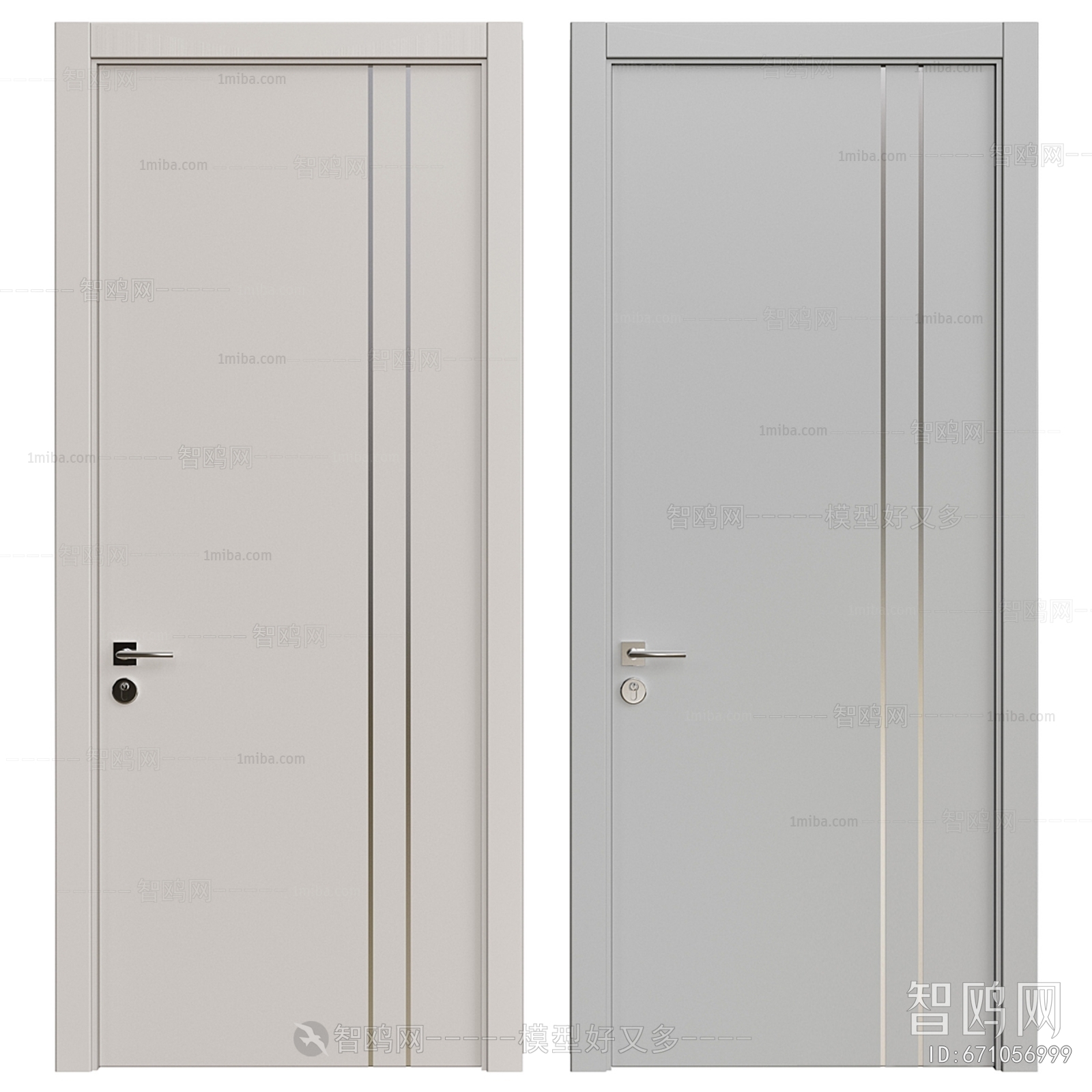 Modern Single Door