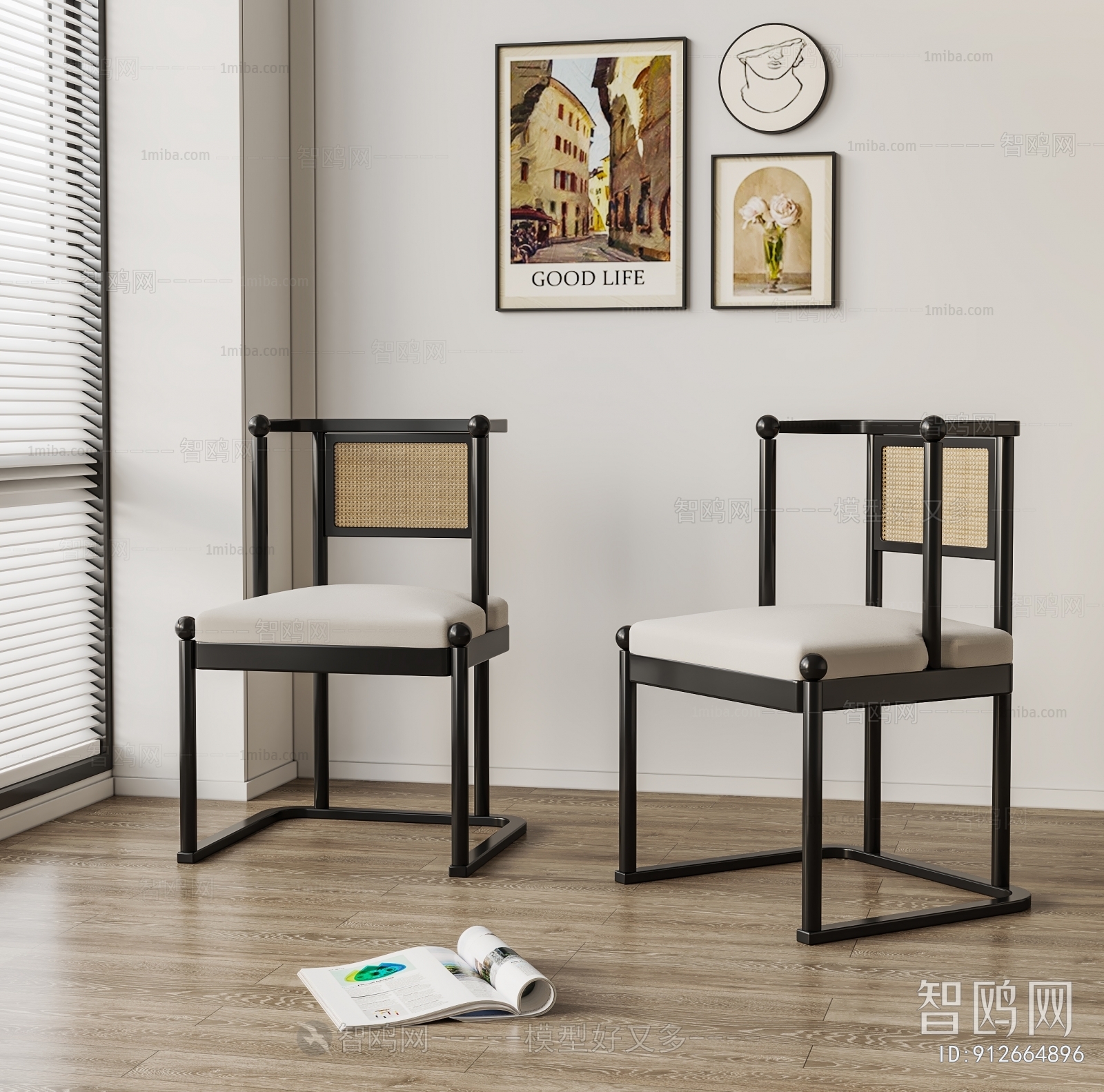 New Chinese Style Single Chair