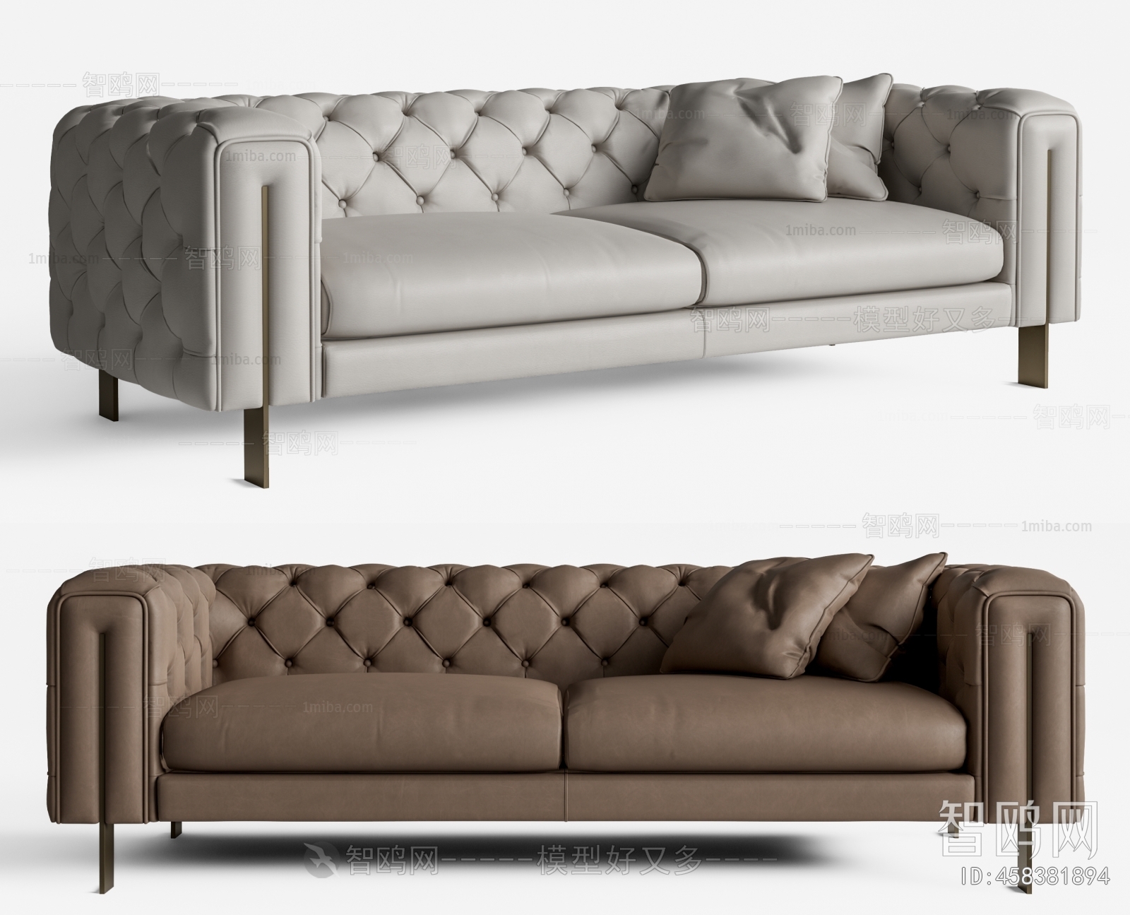 Simple European Style A Sofa For Two