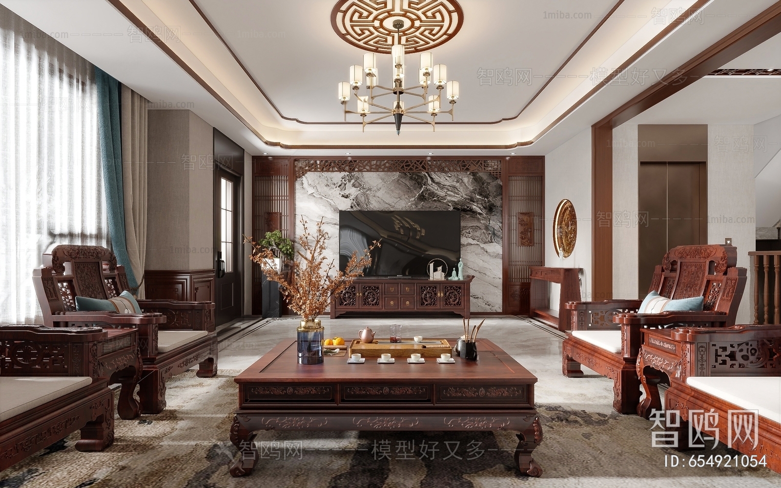 Chinese Style A Living Room