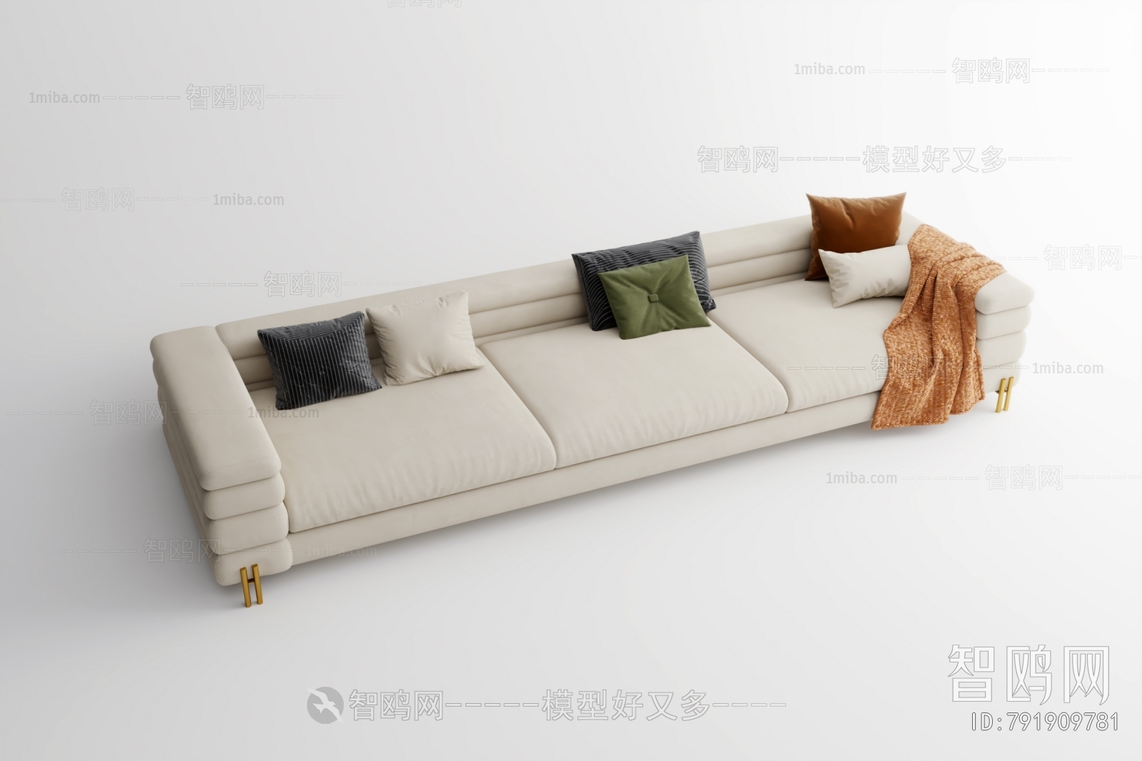 Modern Three-seat Sofa