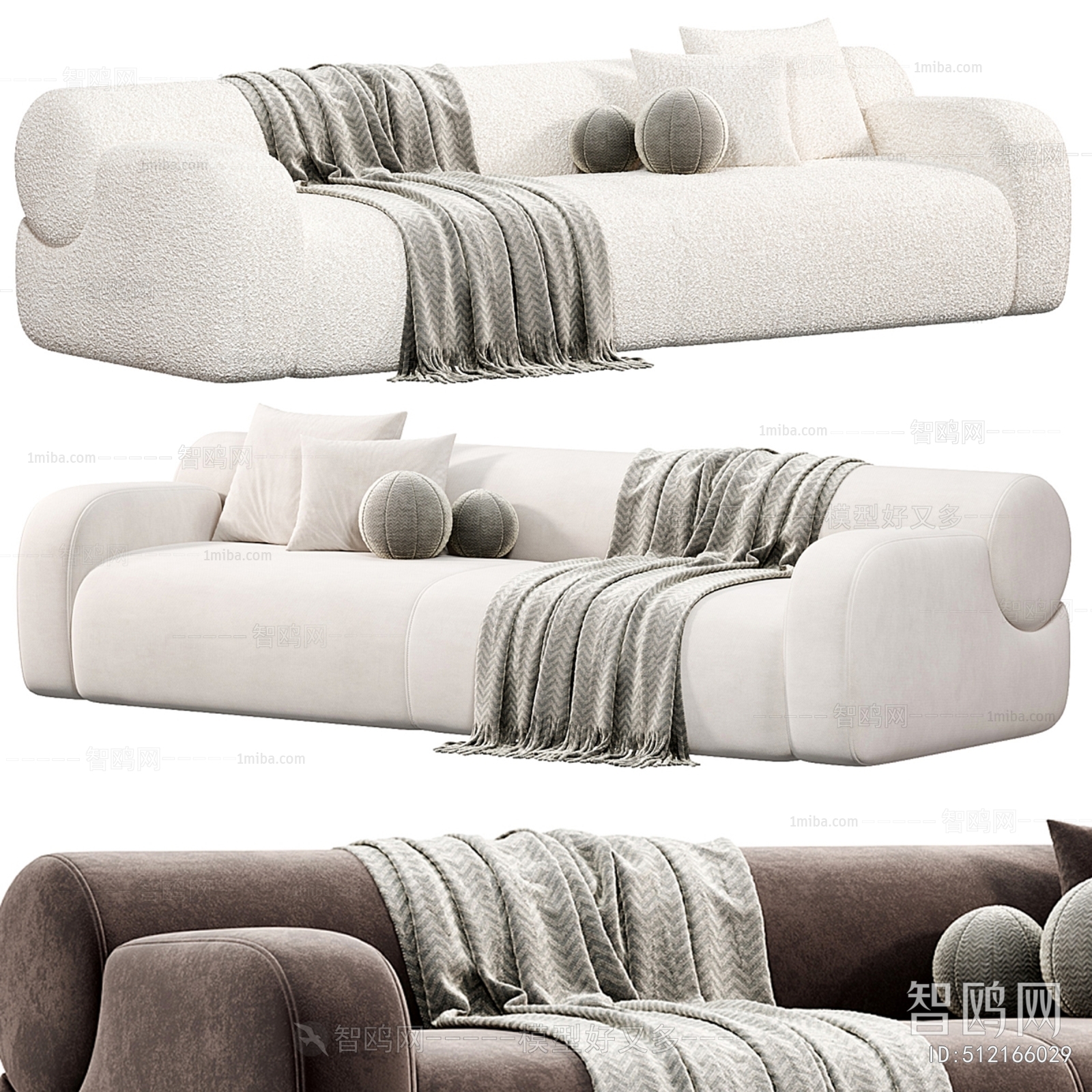 Modern Multi Person Sofa