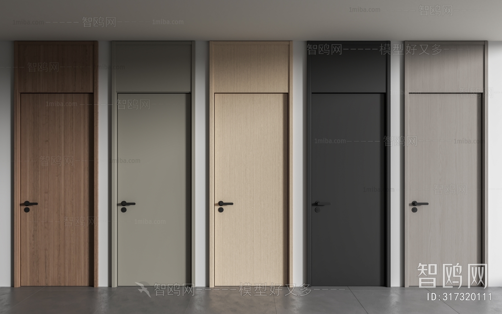 Modern Single Door