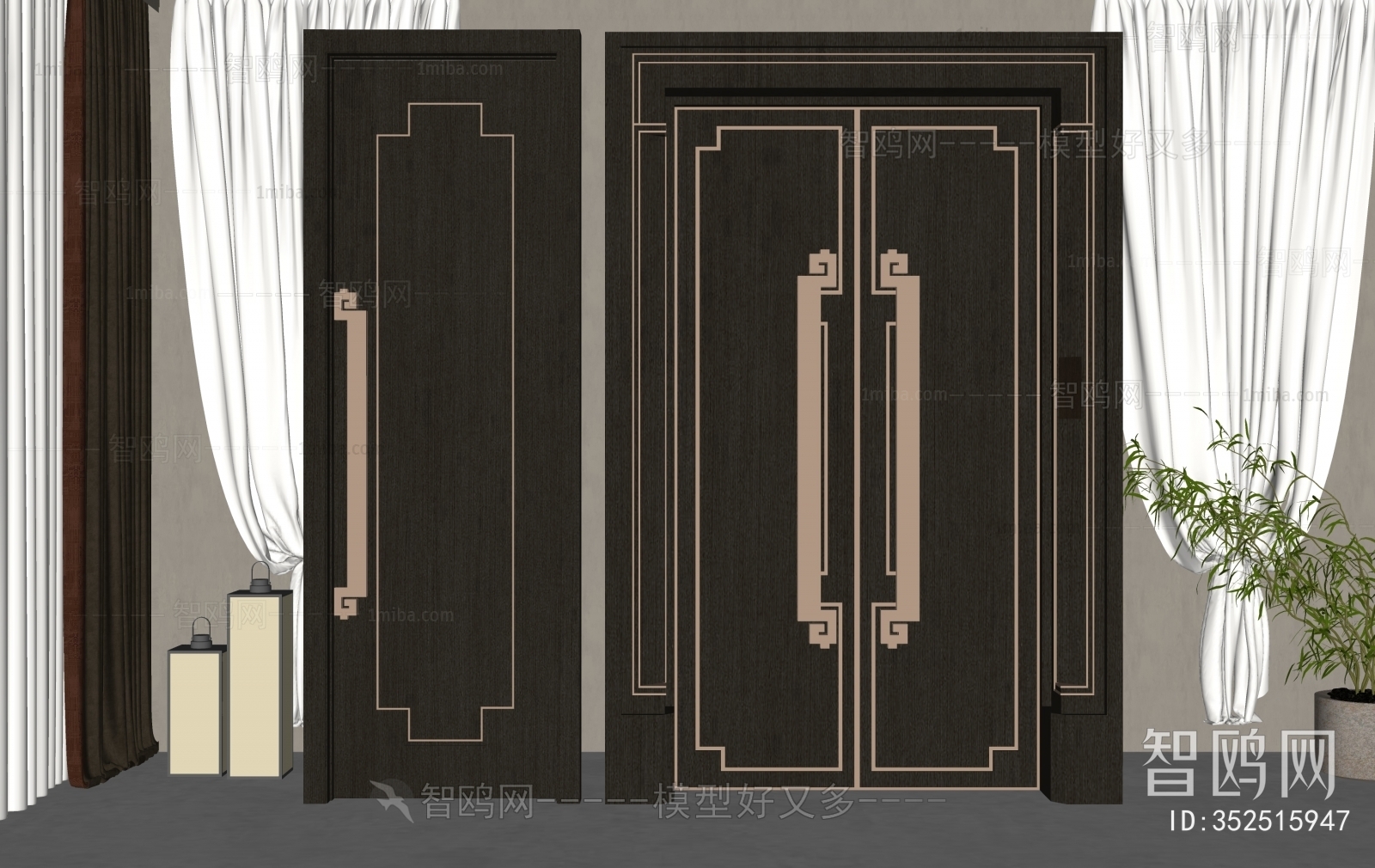 New Chinese Style Door