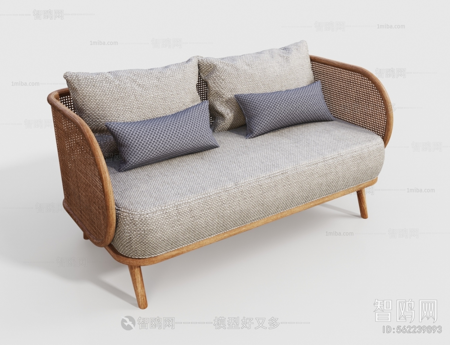 Wabi-sabi Style A Sofa For Two