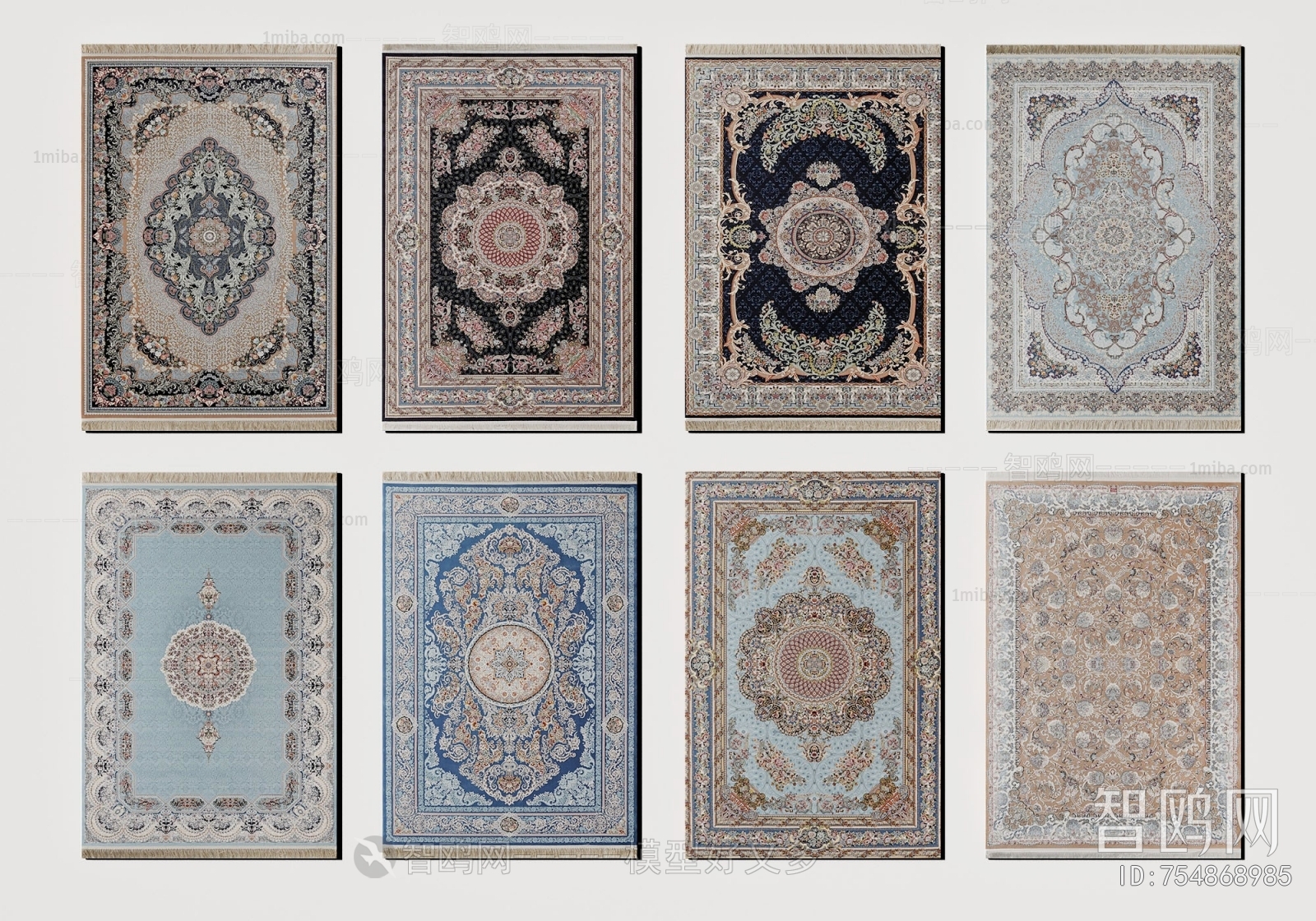 欧式古典方形地毯组合