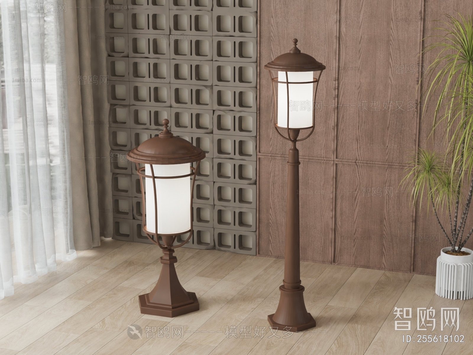 New Chinese Style Floor Lamp