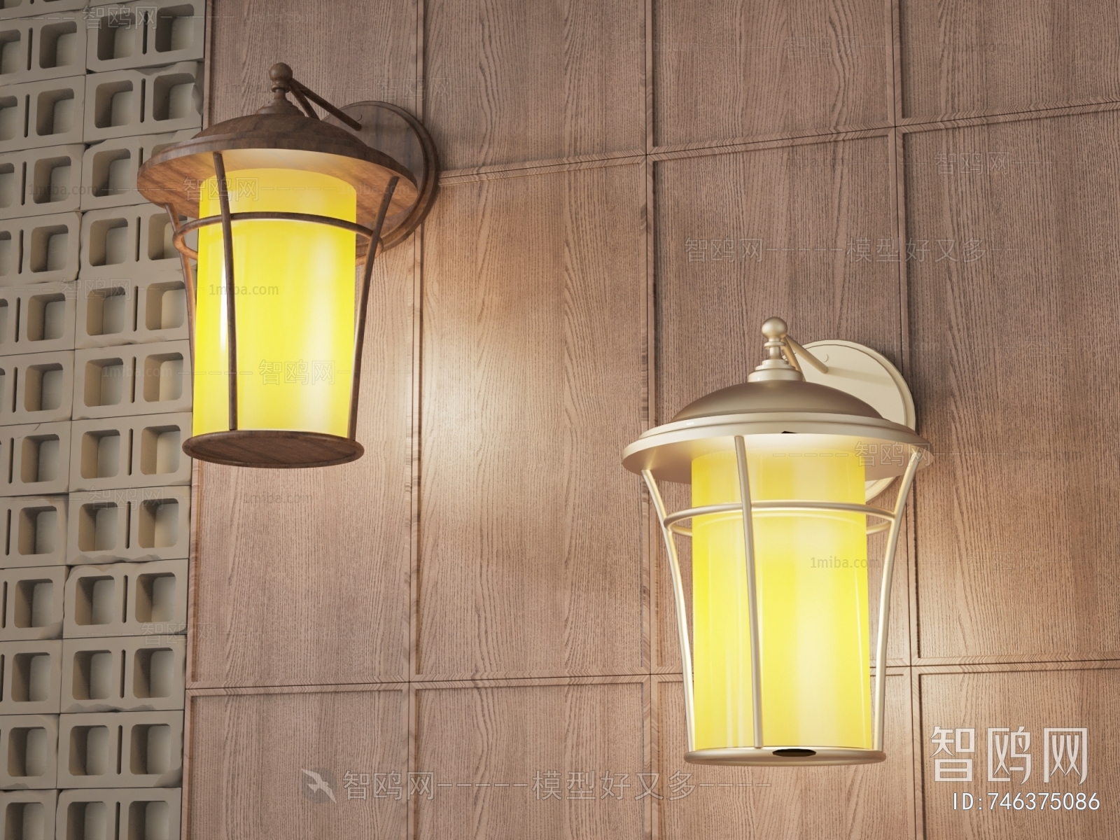 New Chinese Style Wall Lamp