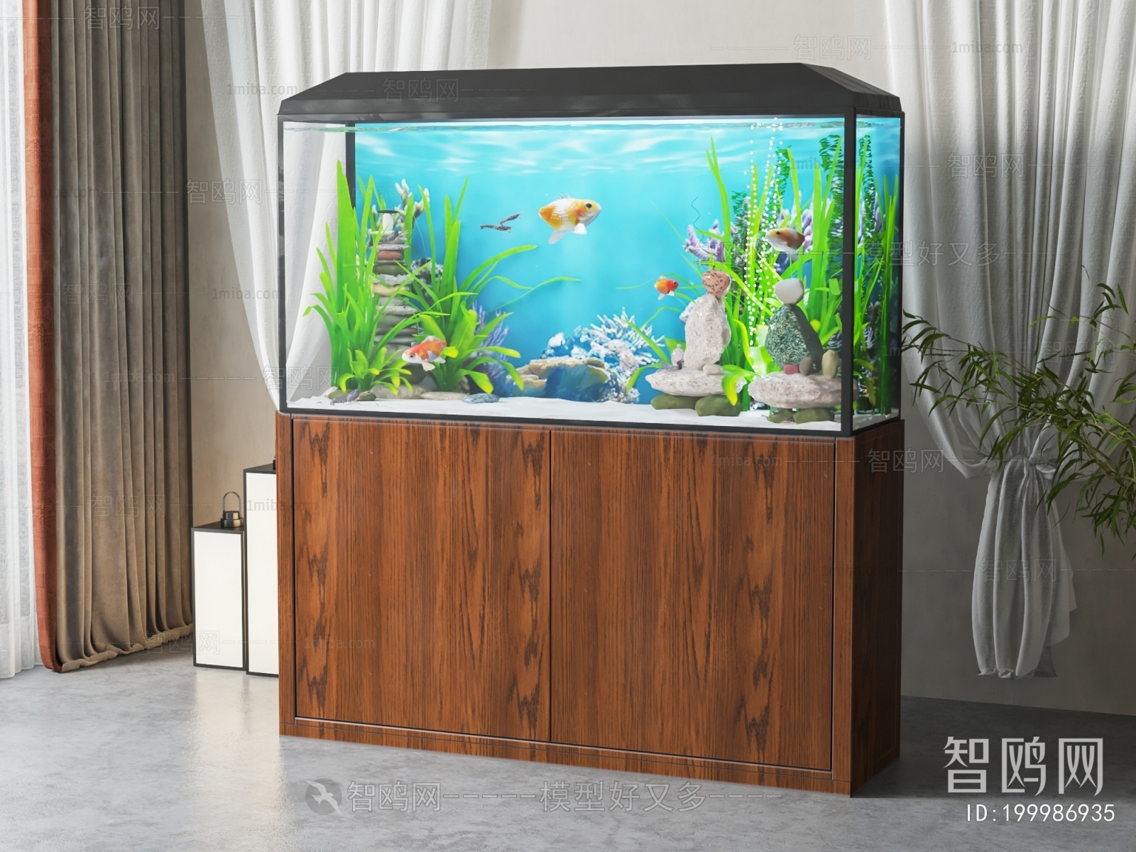 New Chinese Style Fish Tank