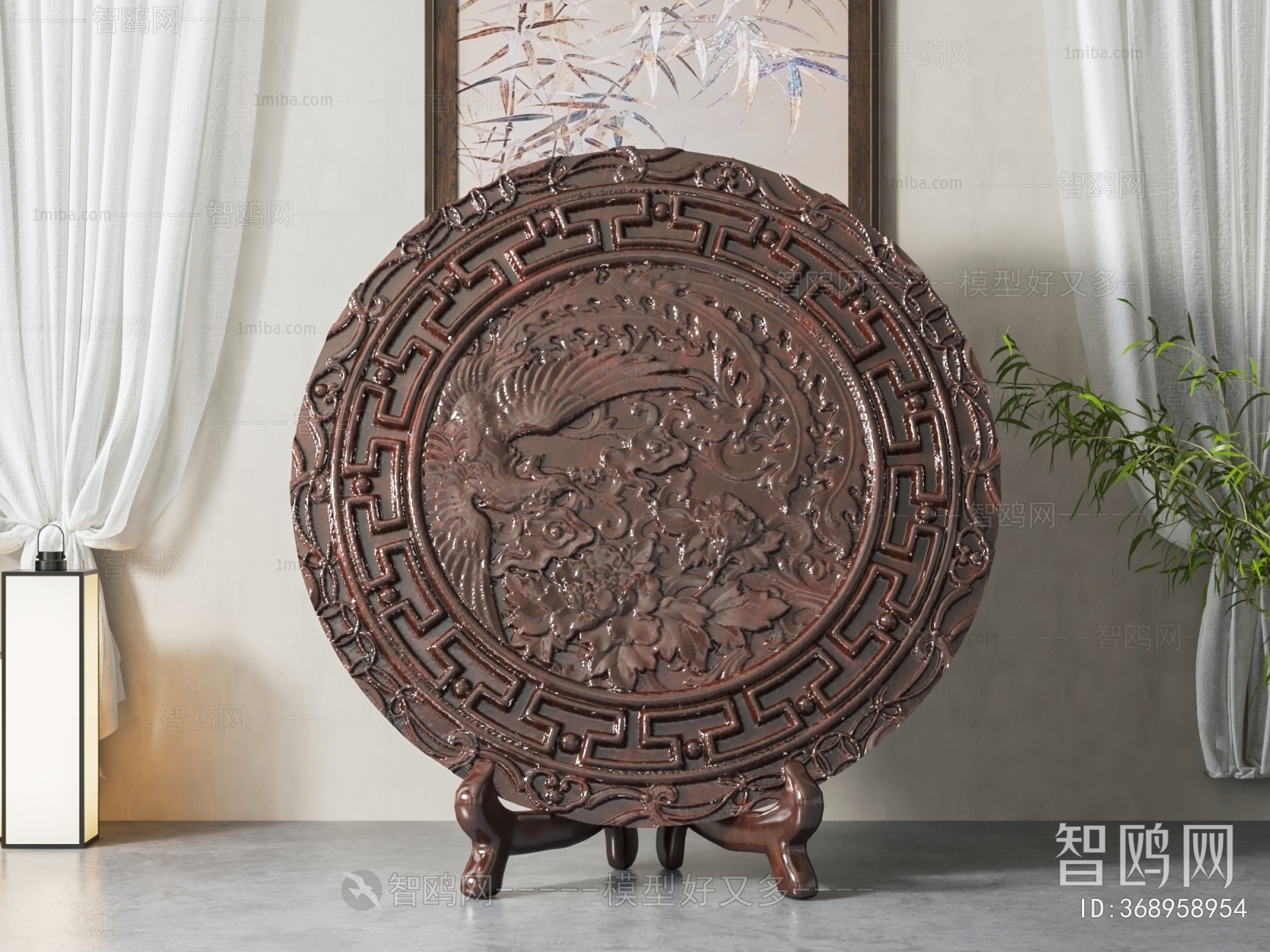中式雕塑饰品摆件