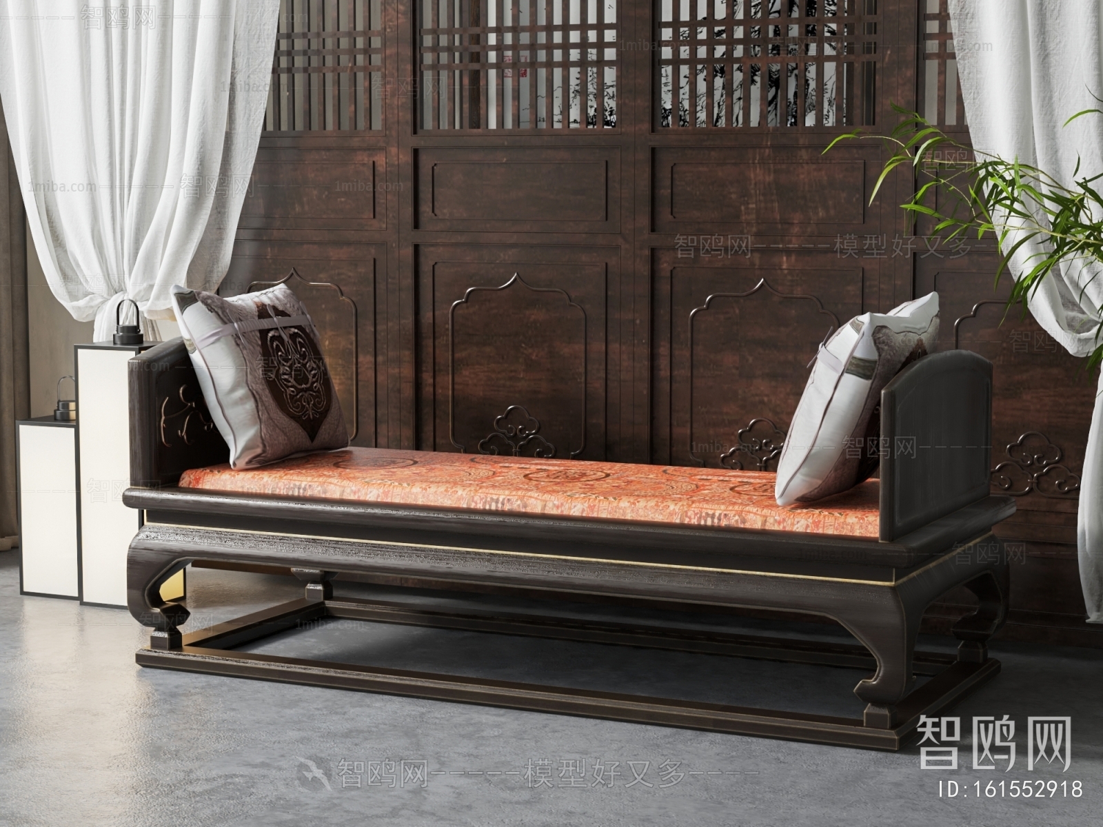 Chinese Style Sofa Stool