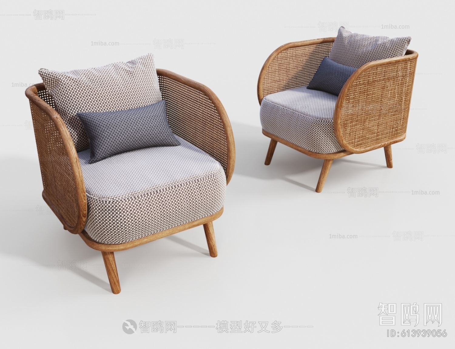 Wabi-sabi Style Lounge Chair