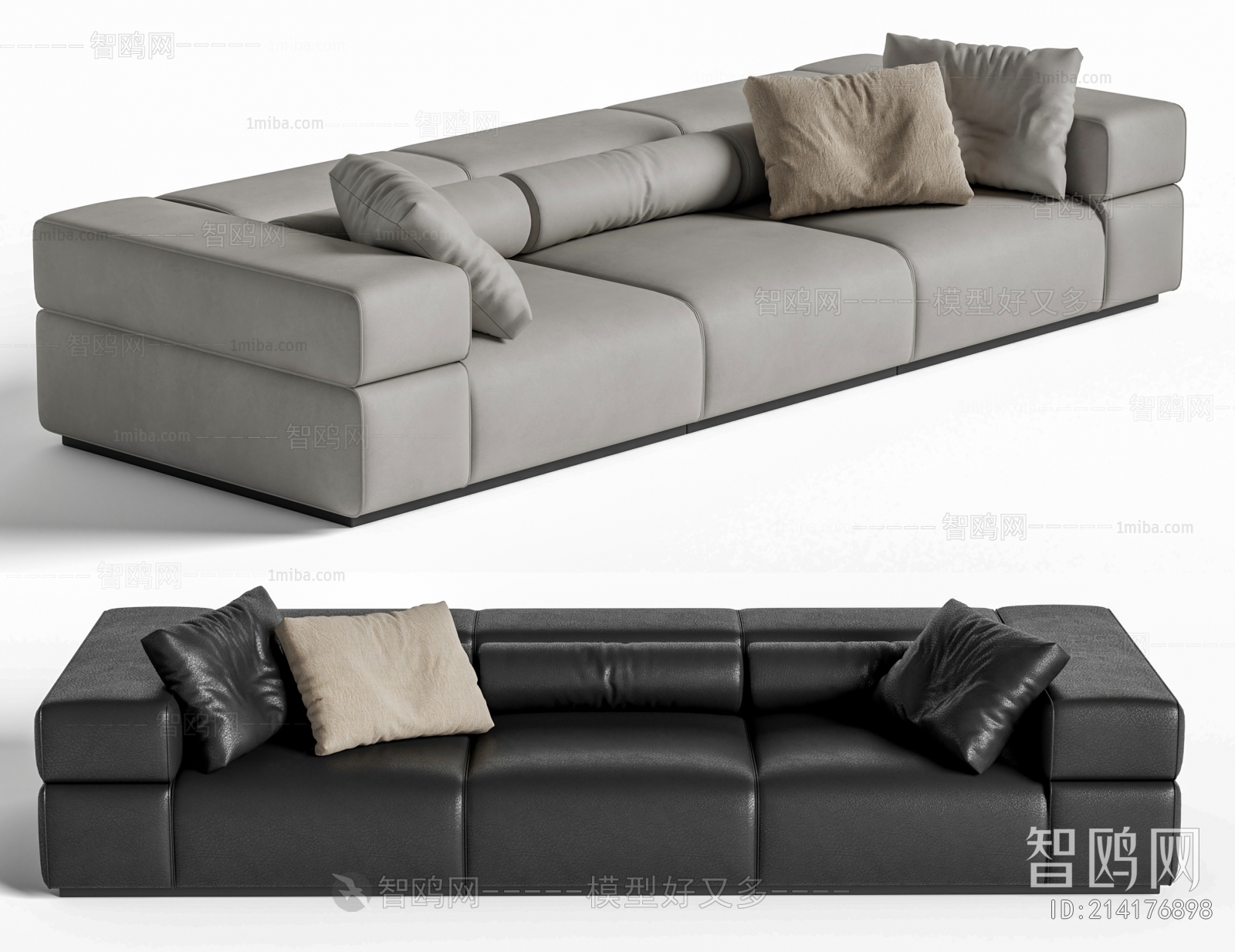 Lema现代三人沙发