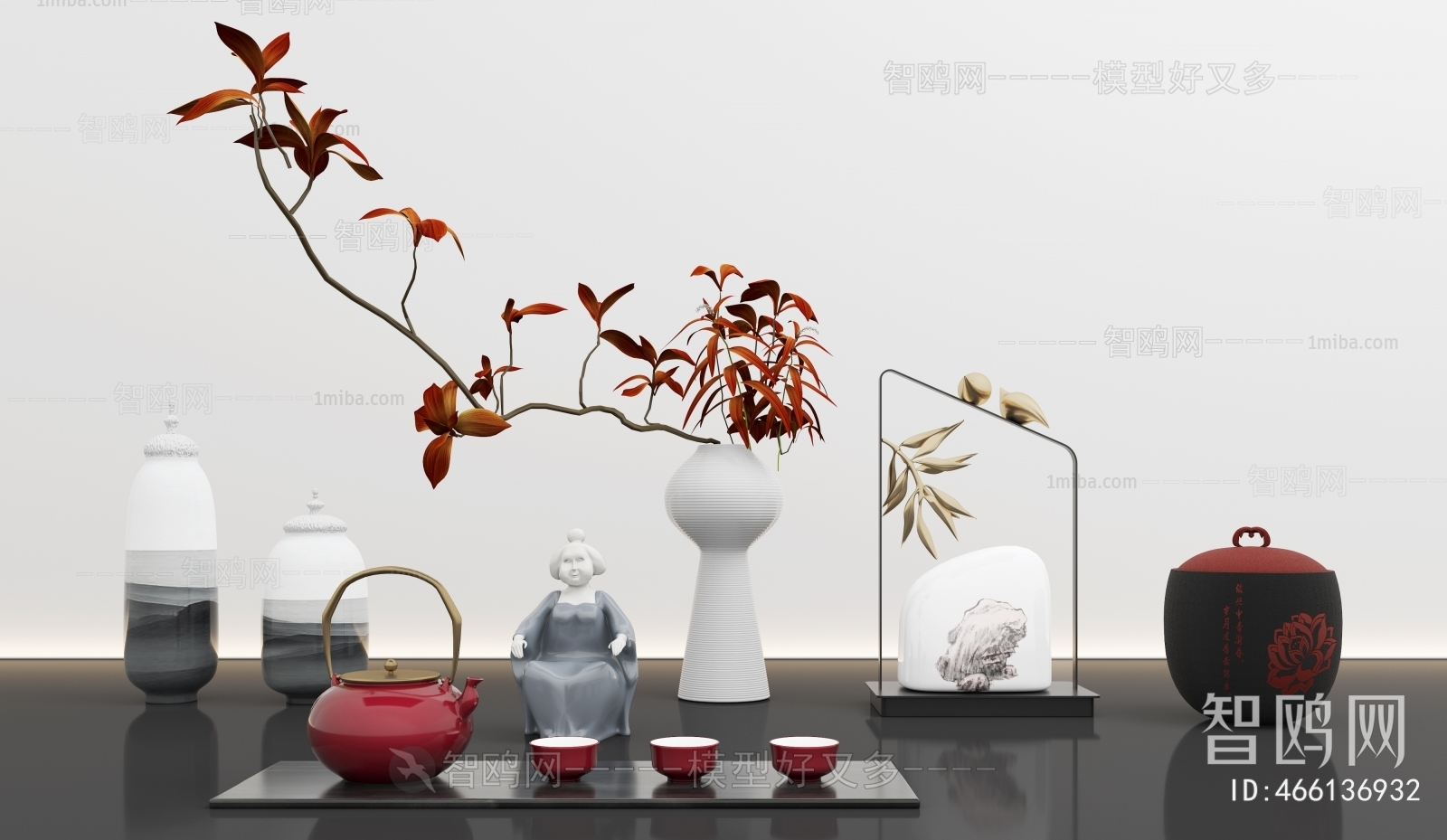 New Chinese Style Decorative Set