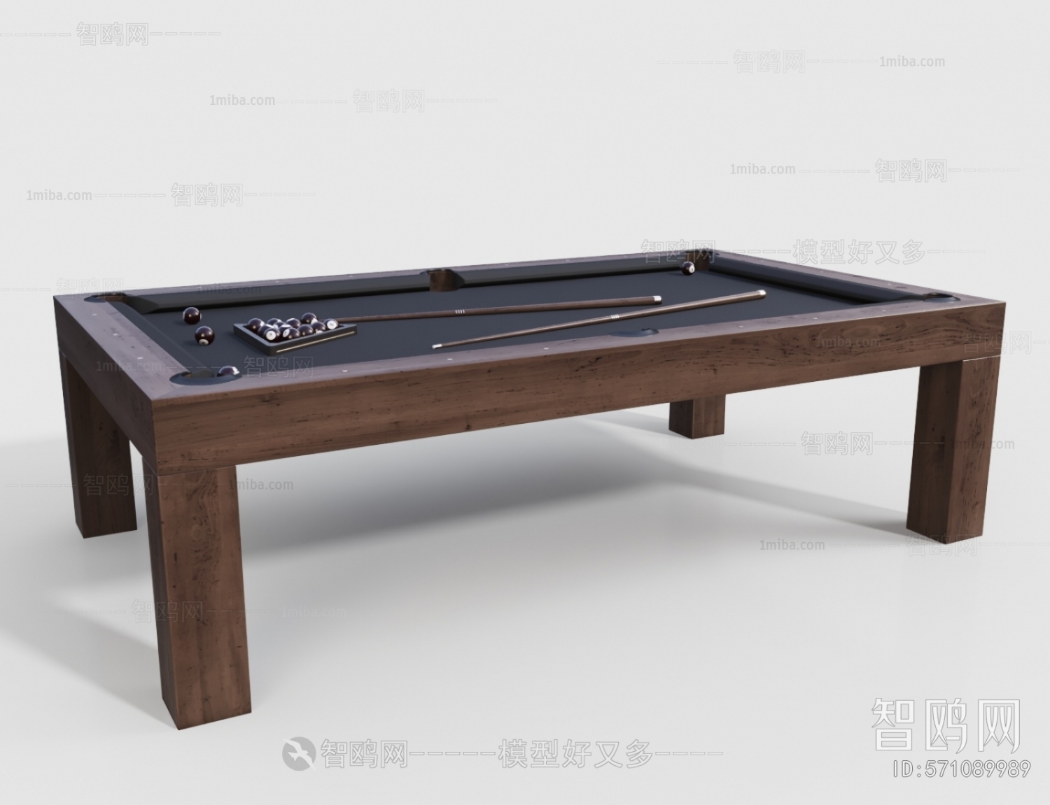 现代实木台球桌