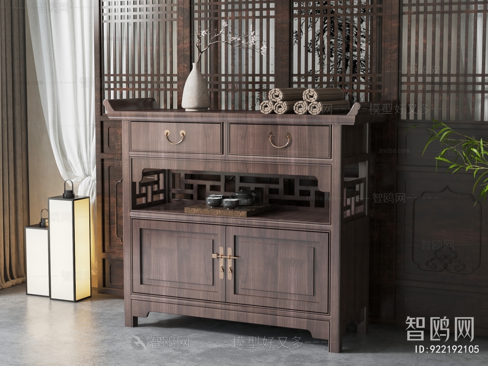 New Chinese Style Sideboard