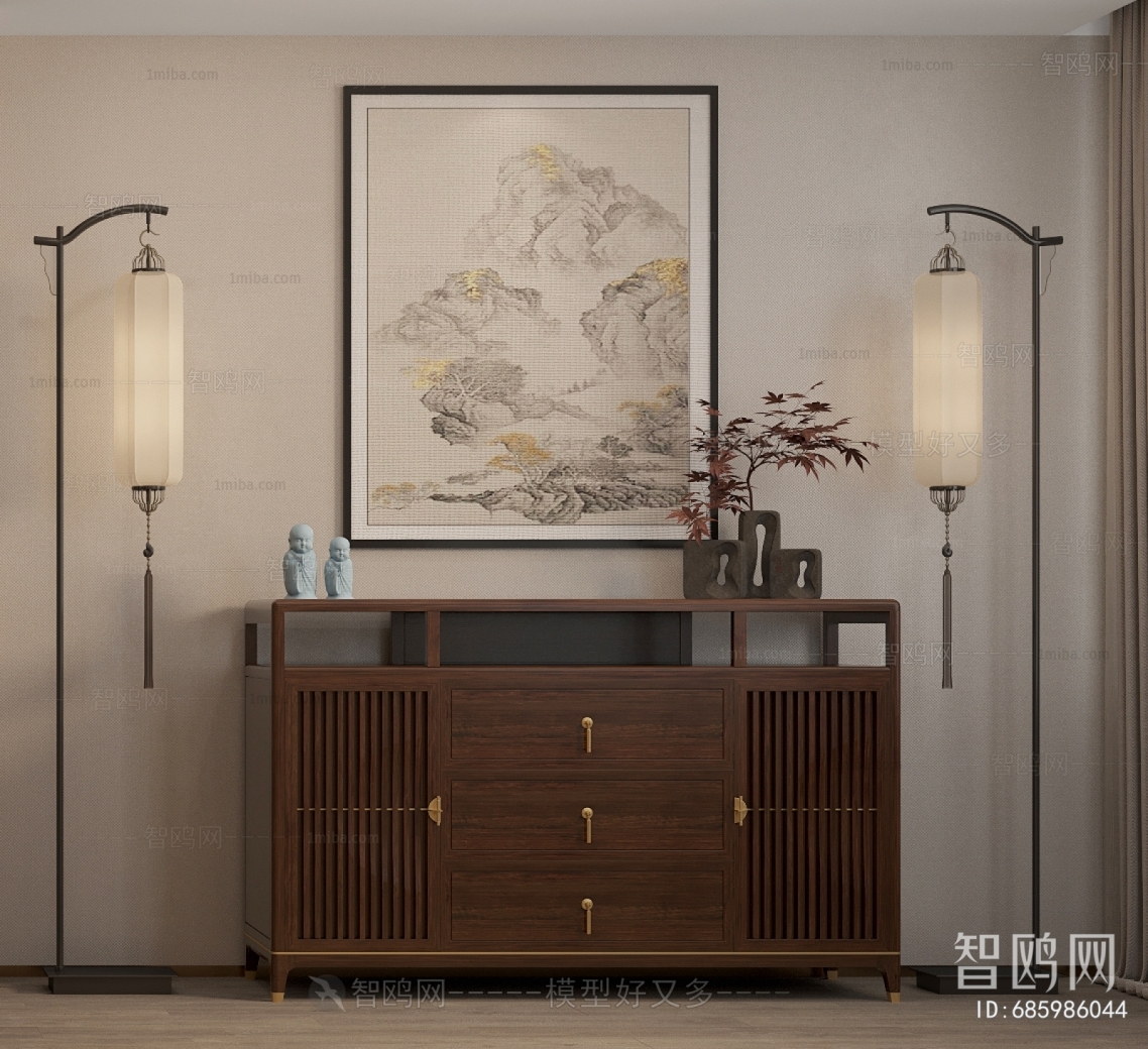 New Chinese Style Decorative Cabinet