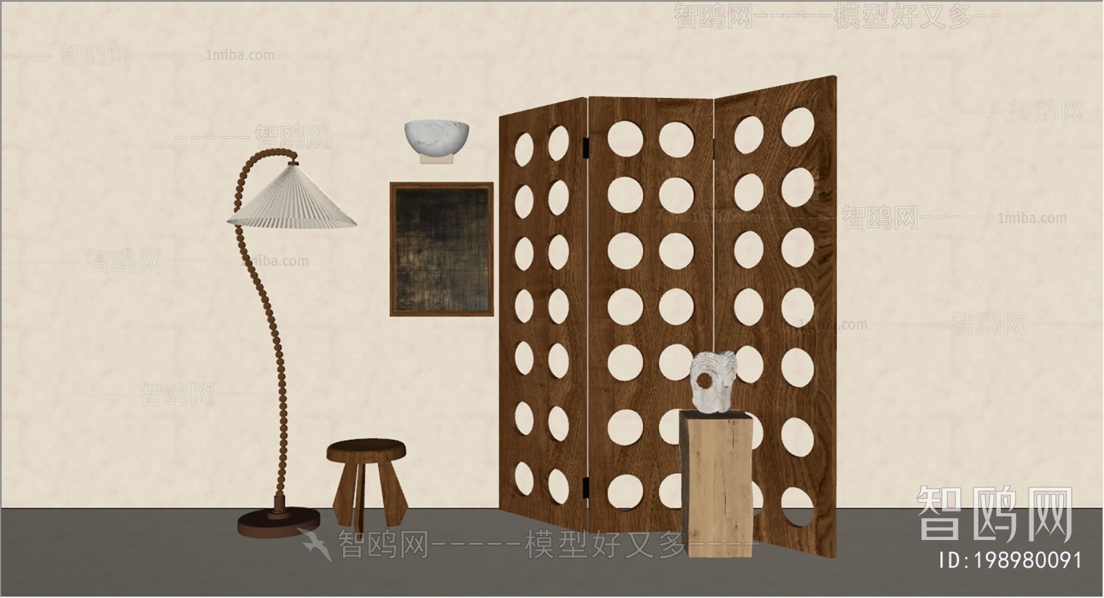 Wabi-sabi Style Partition