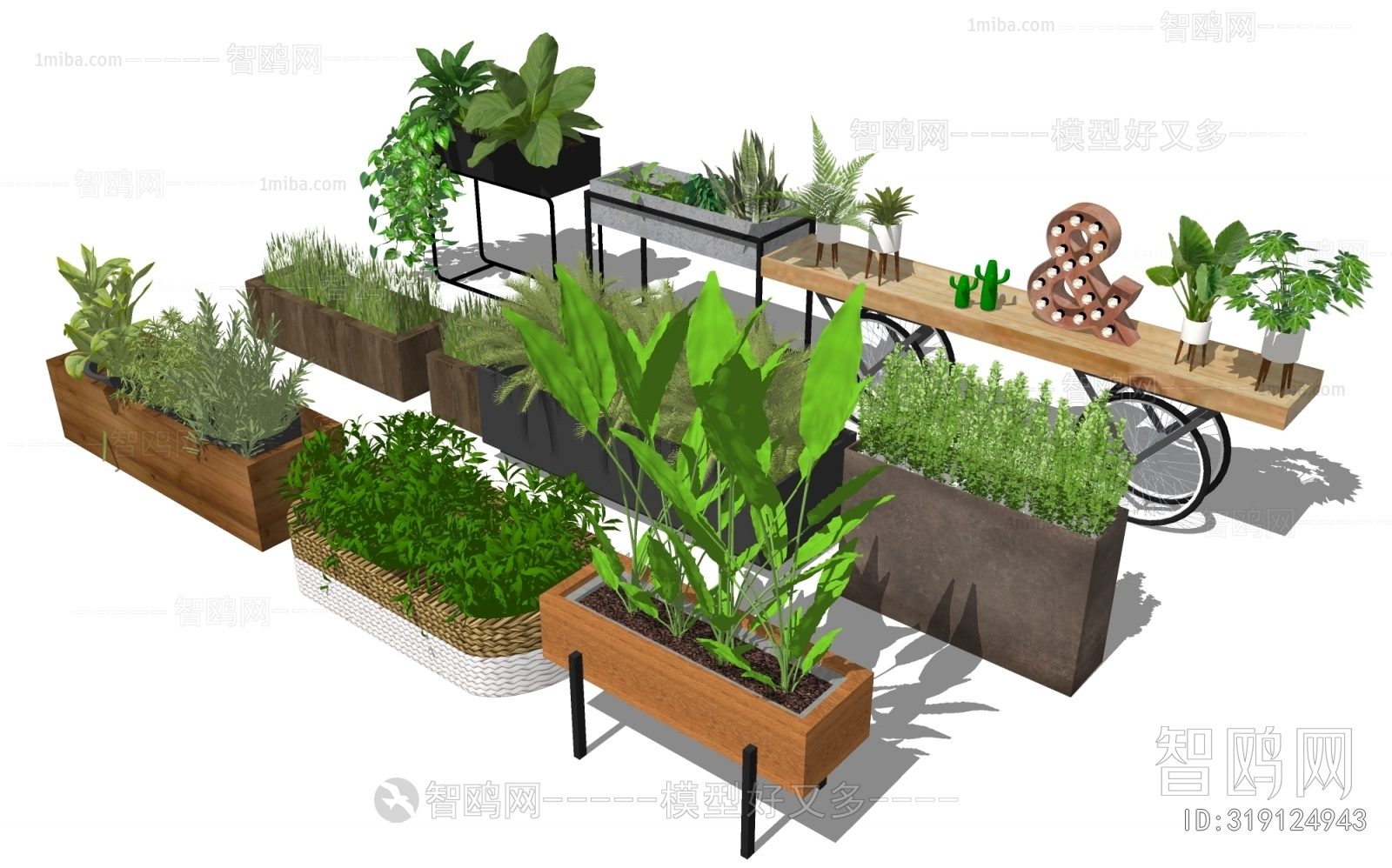 Modern Flower Bed, Flower Bowl, Flower Box