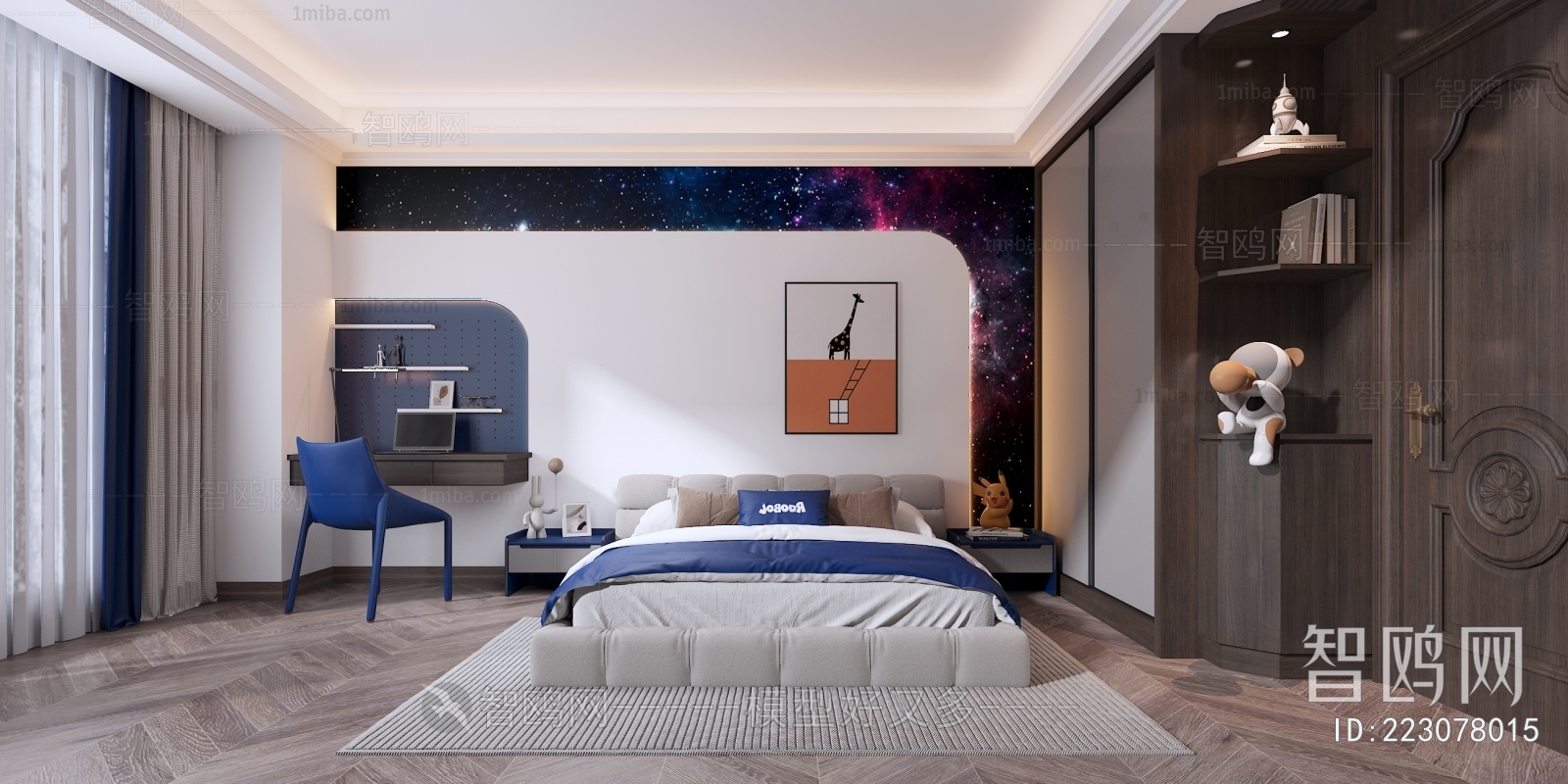 Modern Boy's Room And Son's Room