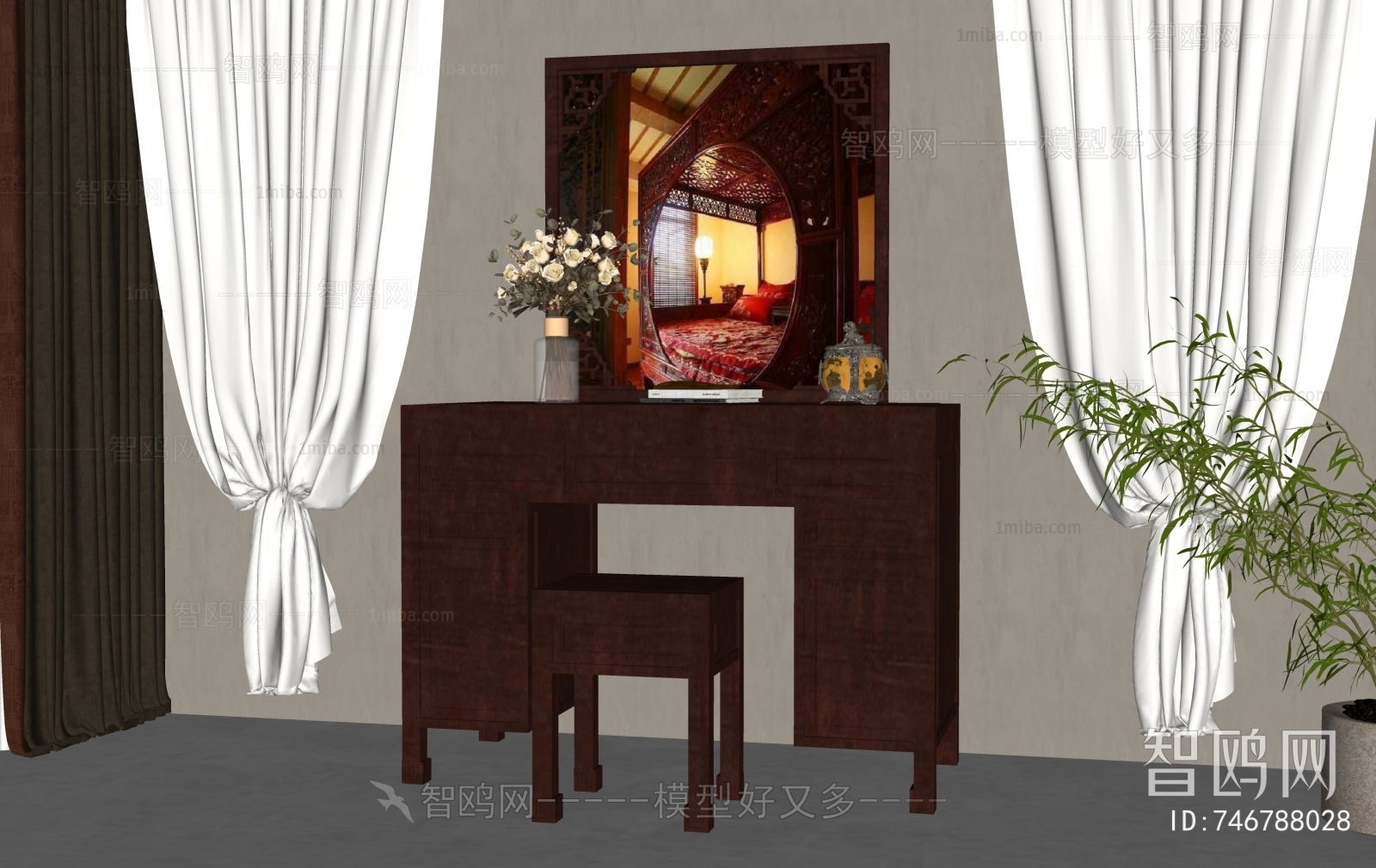 New Chinese Style Chinese Style Dresser