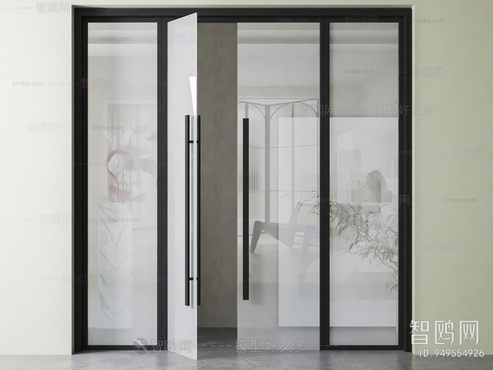 Modern Double Door