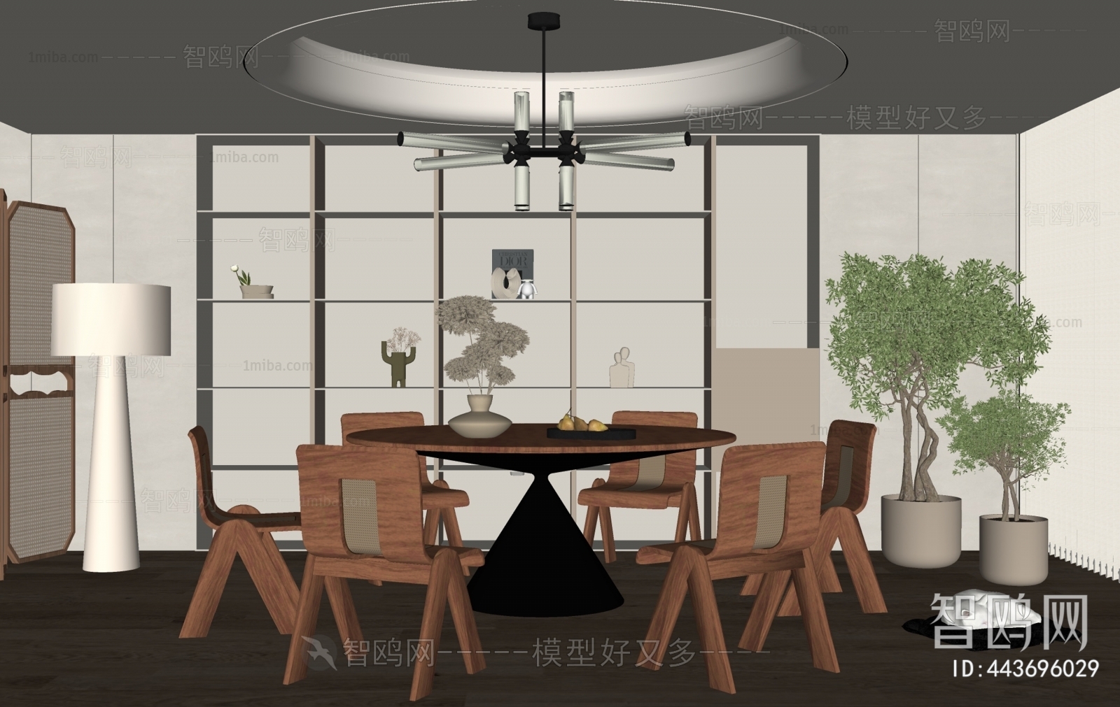 Wabi-sabi Style Dining Room