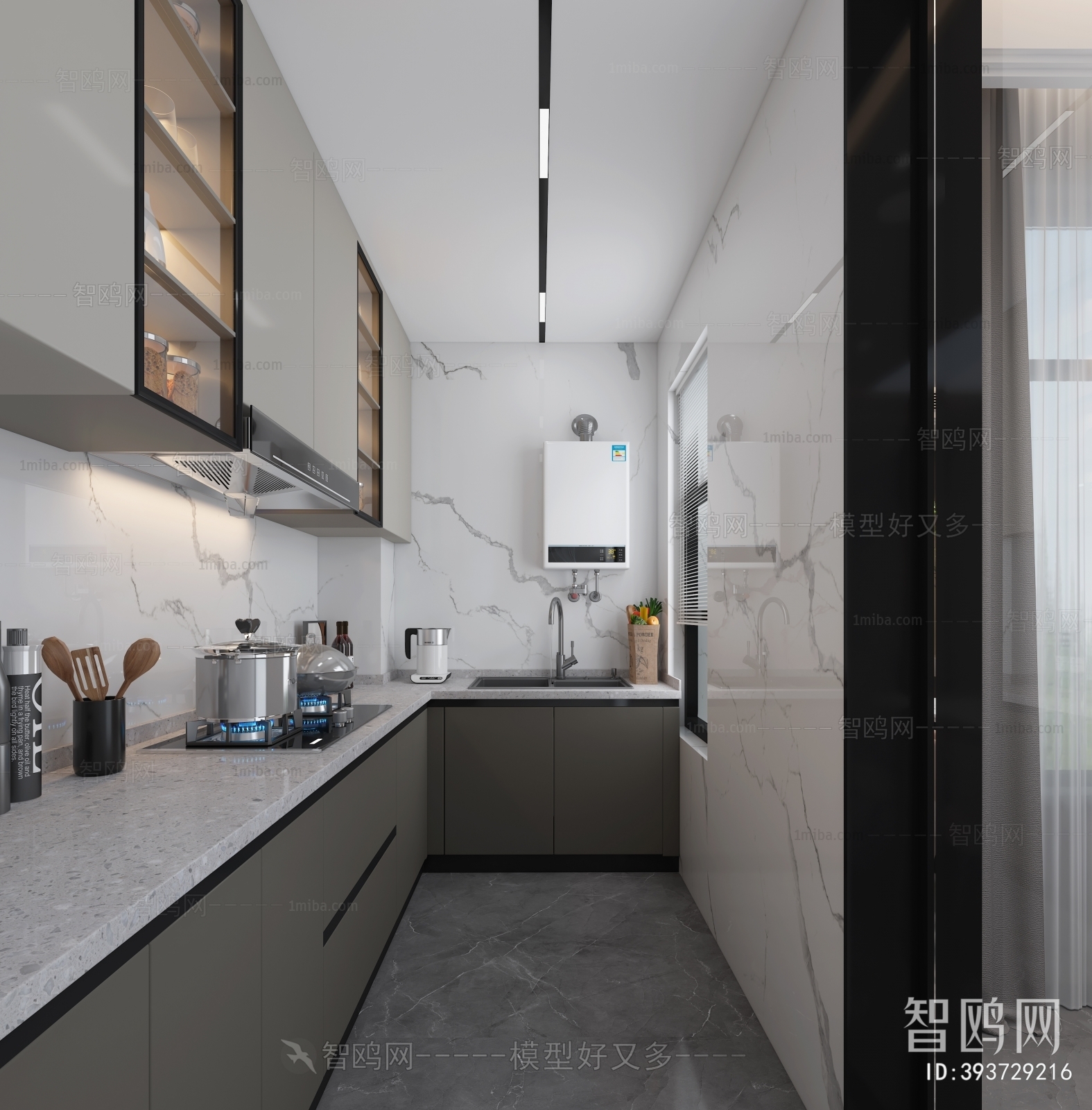 Modern The Kitchen