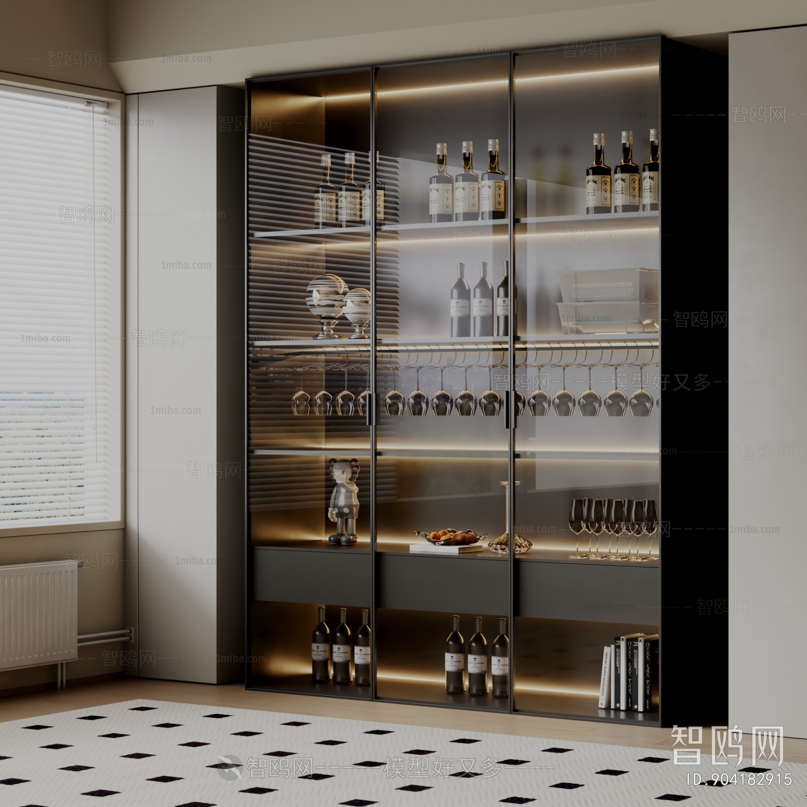 Modern Wine Cabinet