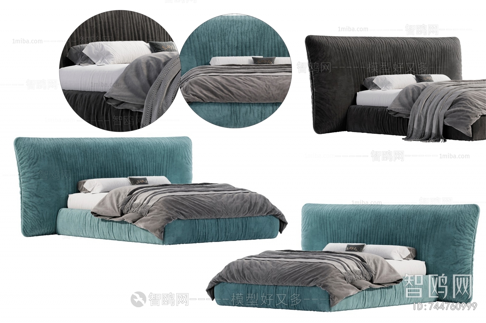 Nordic Style Double Bed