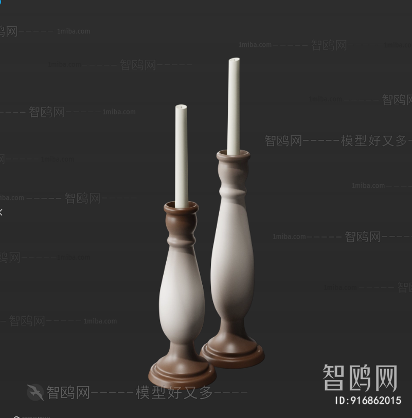 Wabi-sabi Style Candlestick