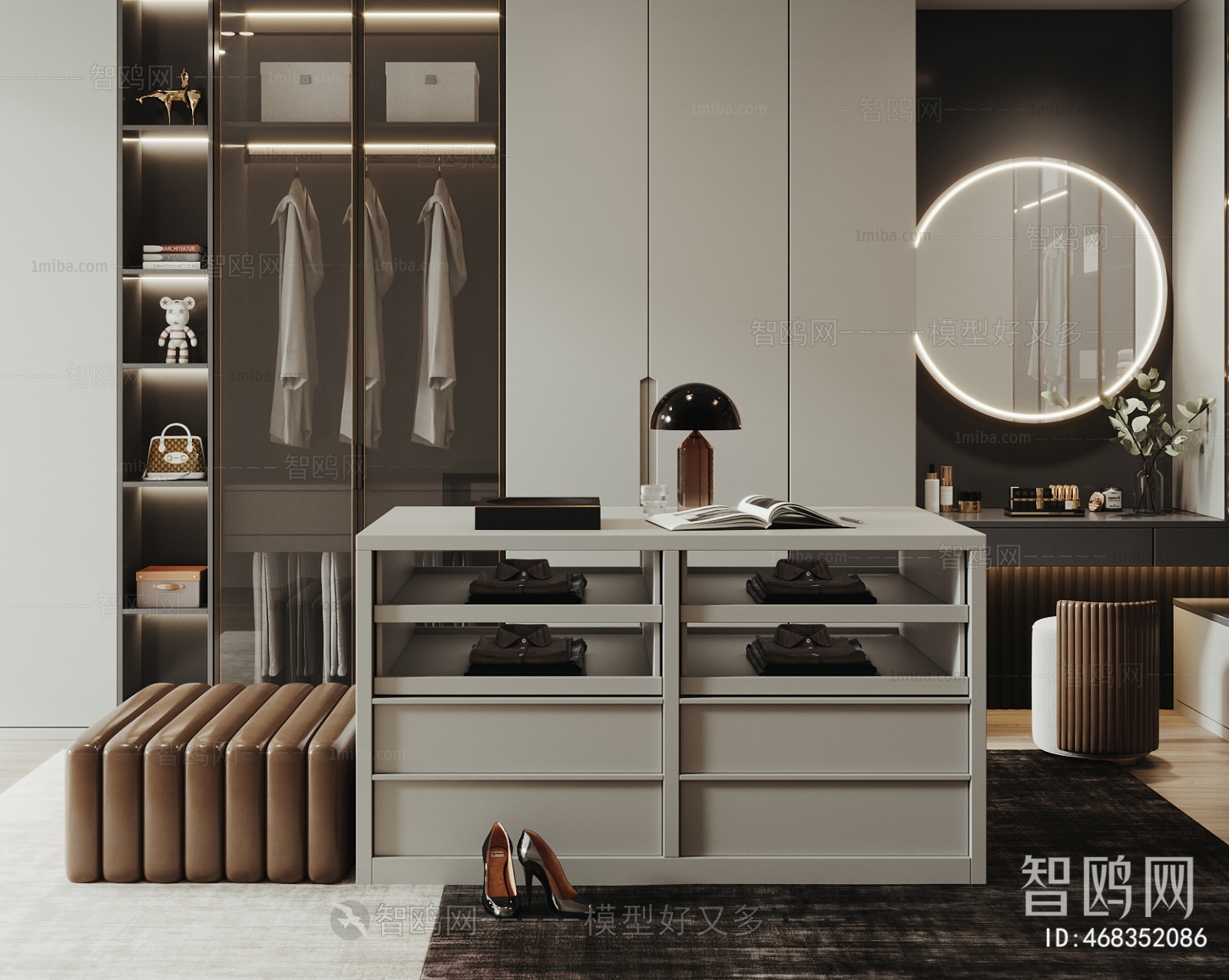 Modern Clothes Storage Area