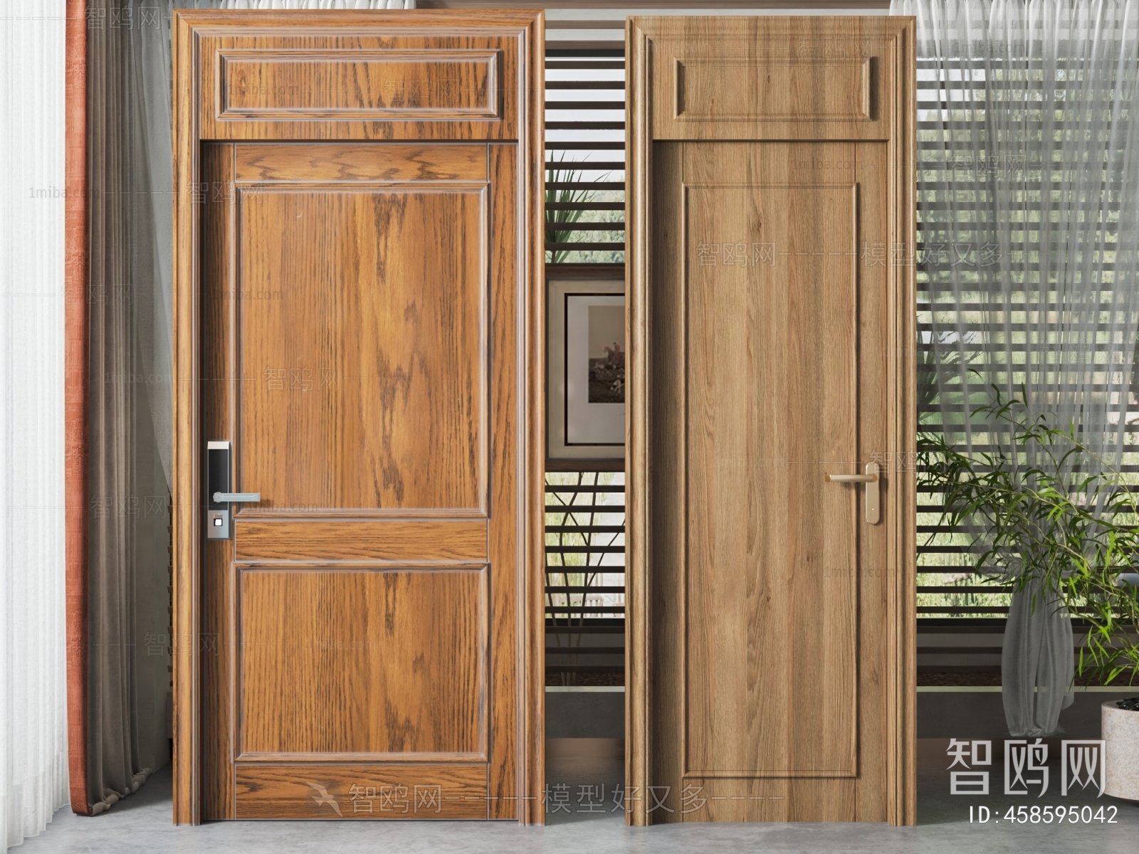 American Style Single Door