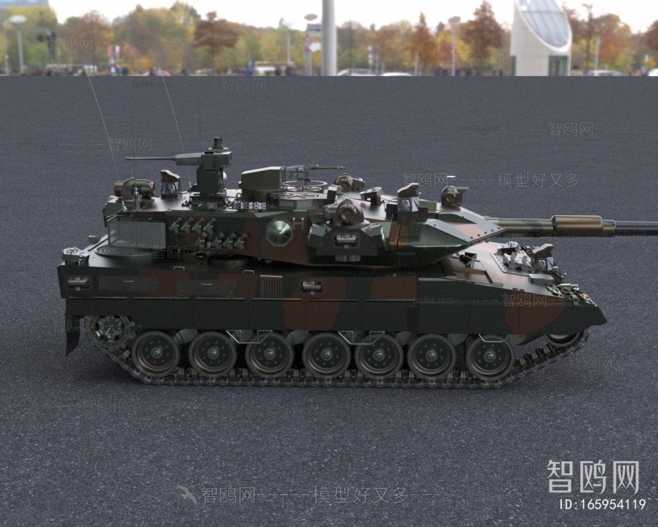 现代德国主战豹式豹2B9坦克