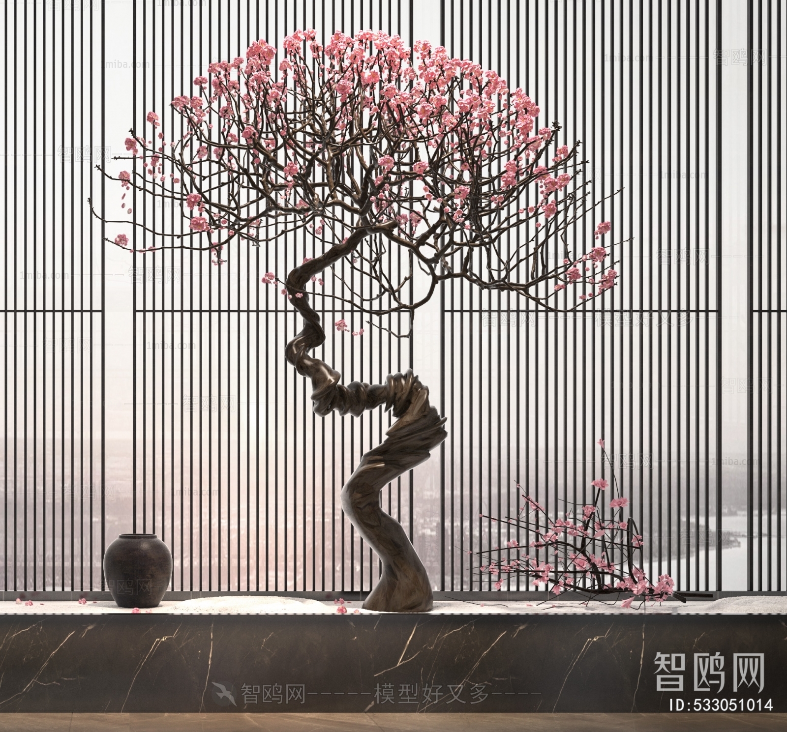 New Chinese Style Plant Landscaping