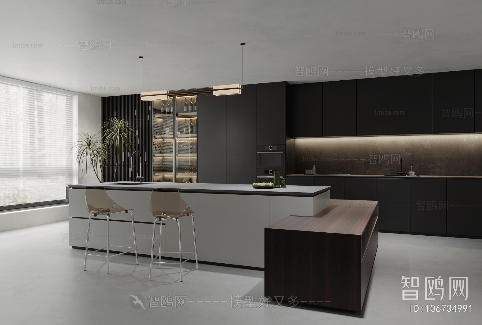 Modern Open Kitchen