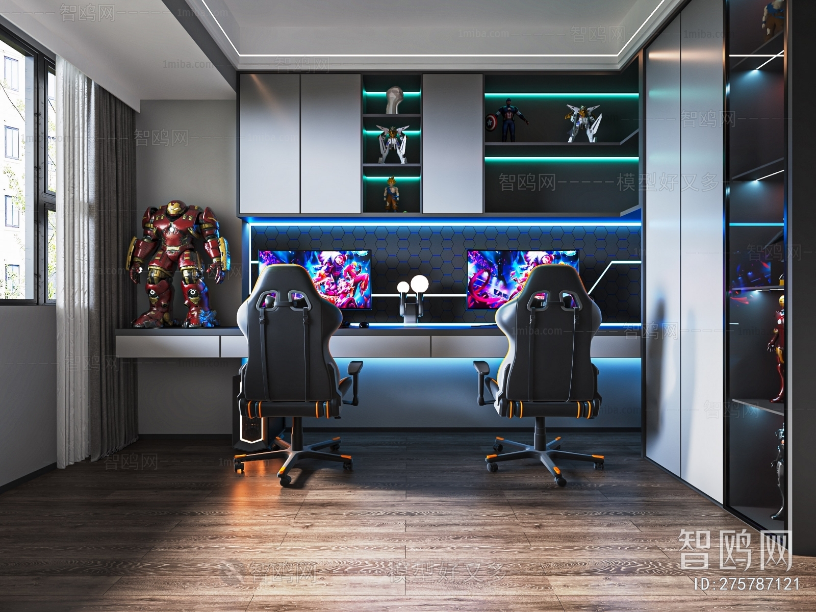 Modern E-sports Room